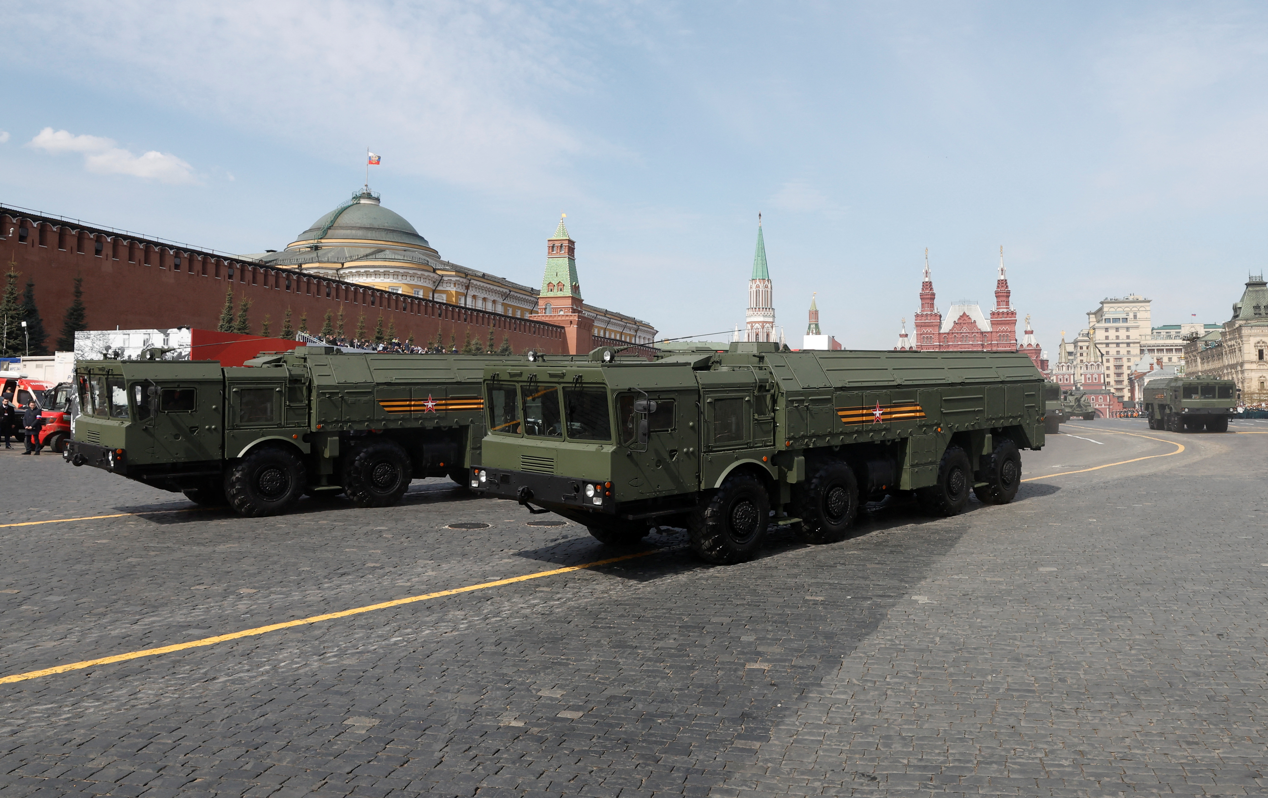 Rehearsal for Victory Day Parade in Moscow