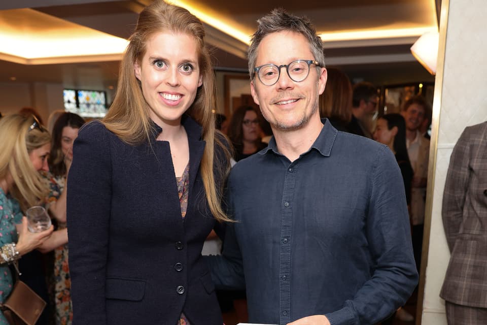 Princess Beatrice of York and Author Chris Haughton