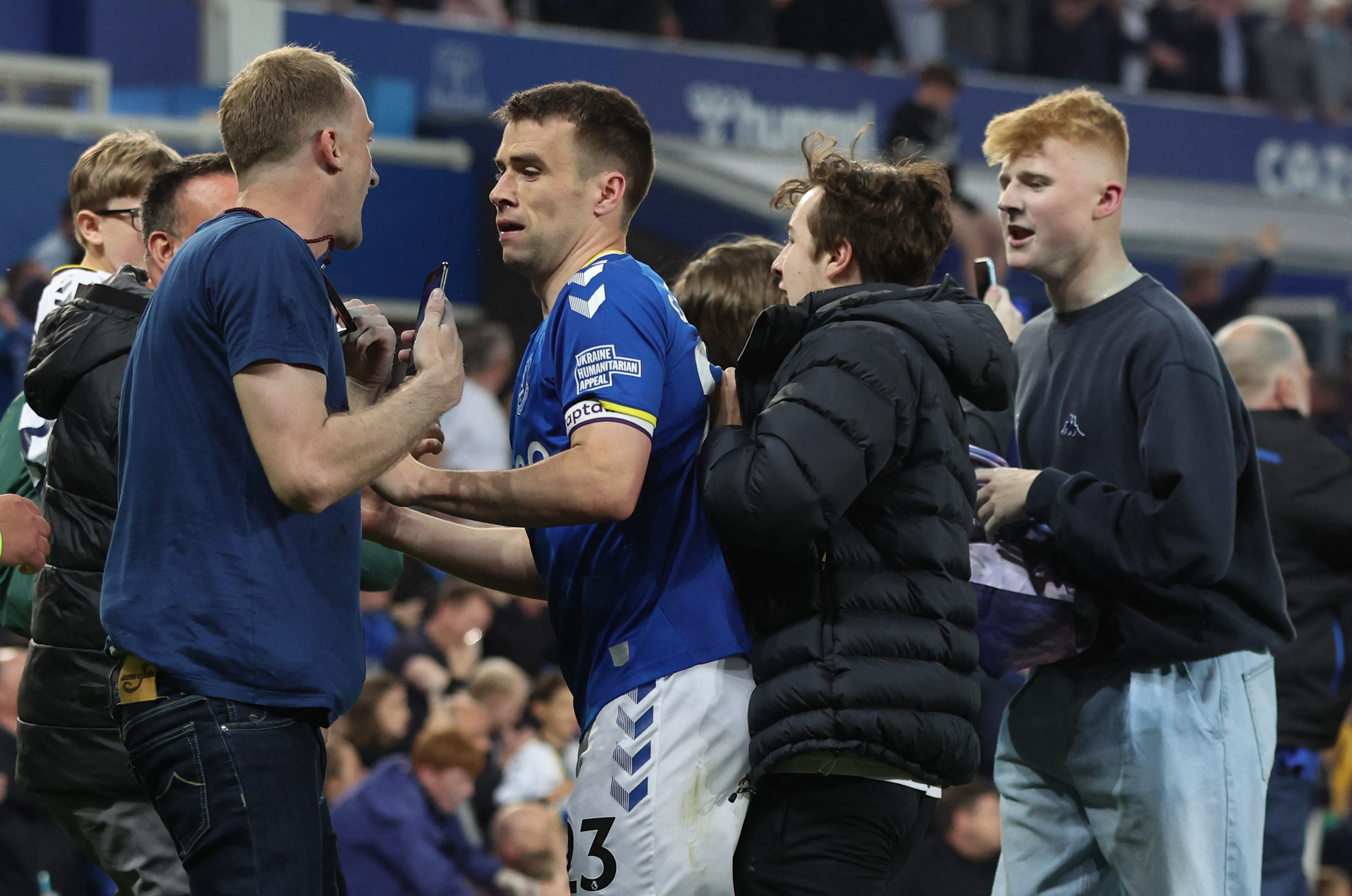 Premier League ‘concerned about fan behaviour’ after spate of incidents following pitch invasions