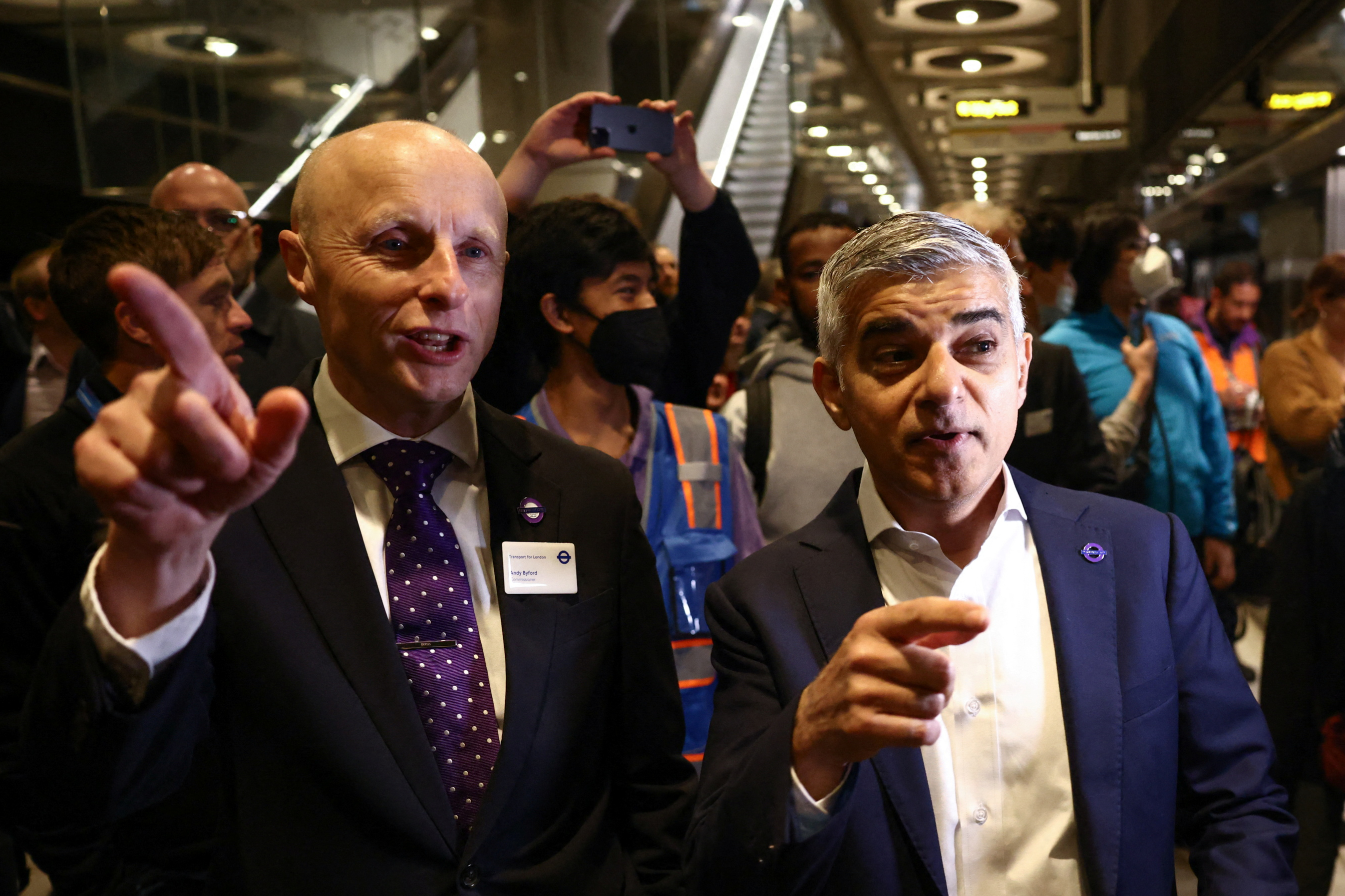 The Elizabeth Line opens to members of the public in London