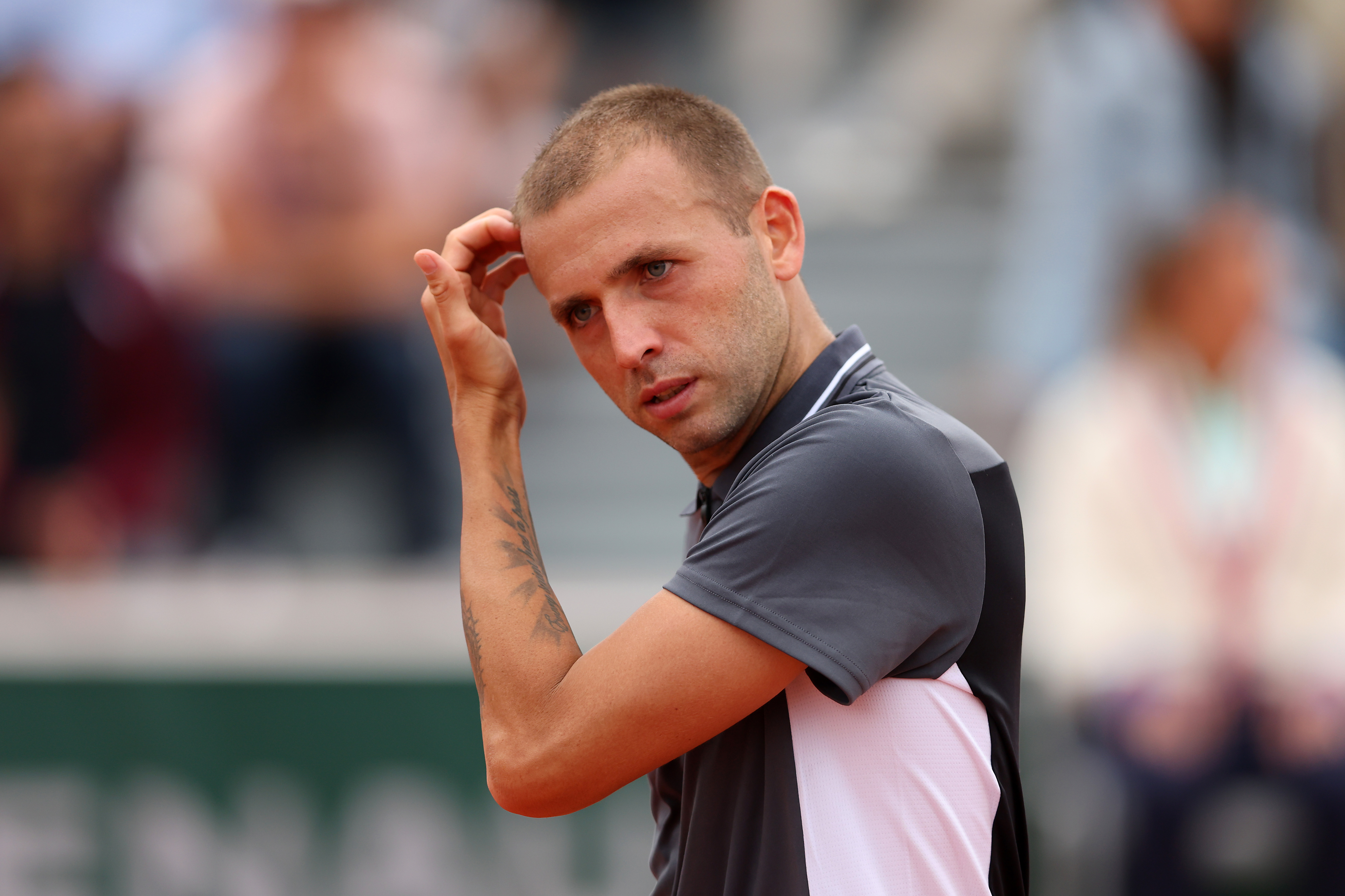 Dan Evans shrugs off boos after sour end to French Open defeat: ‘I couldn’t care less’