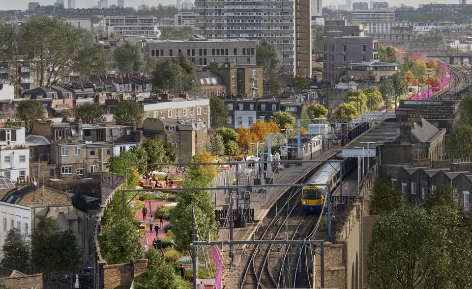 How Camden’s new elevated park could look