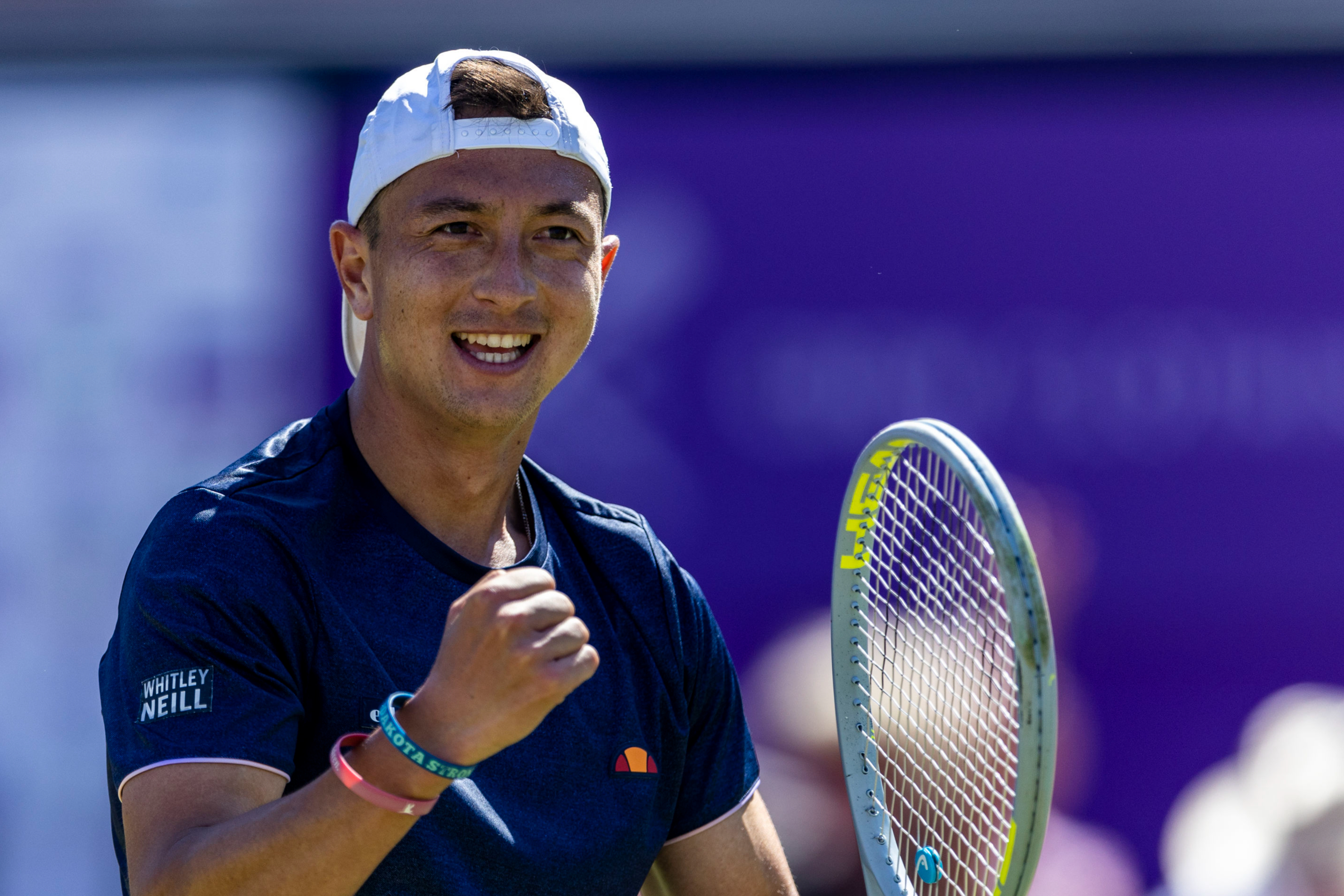 Ryan Peniston relishes greatest tennis day at Queen’s after overcoming lengthy cancer battle