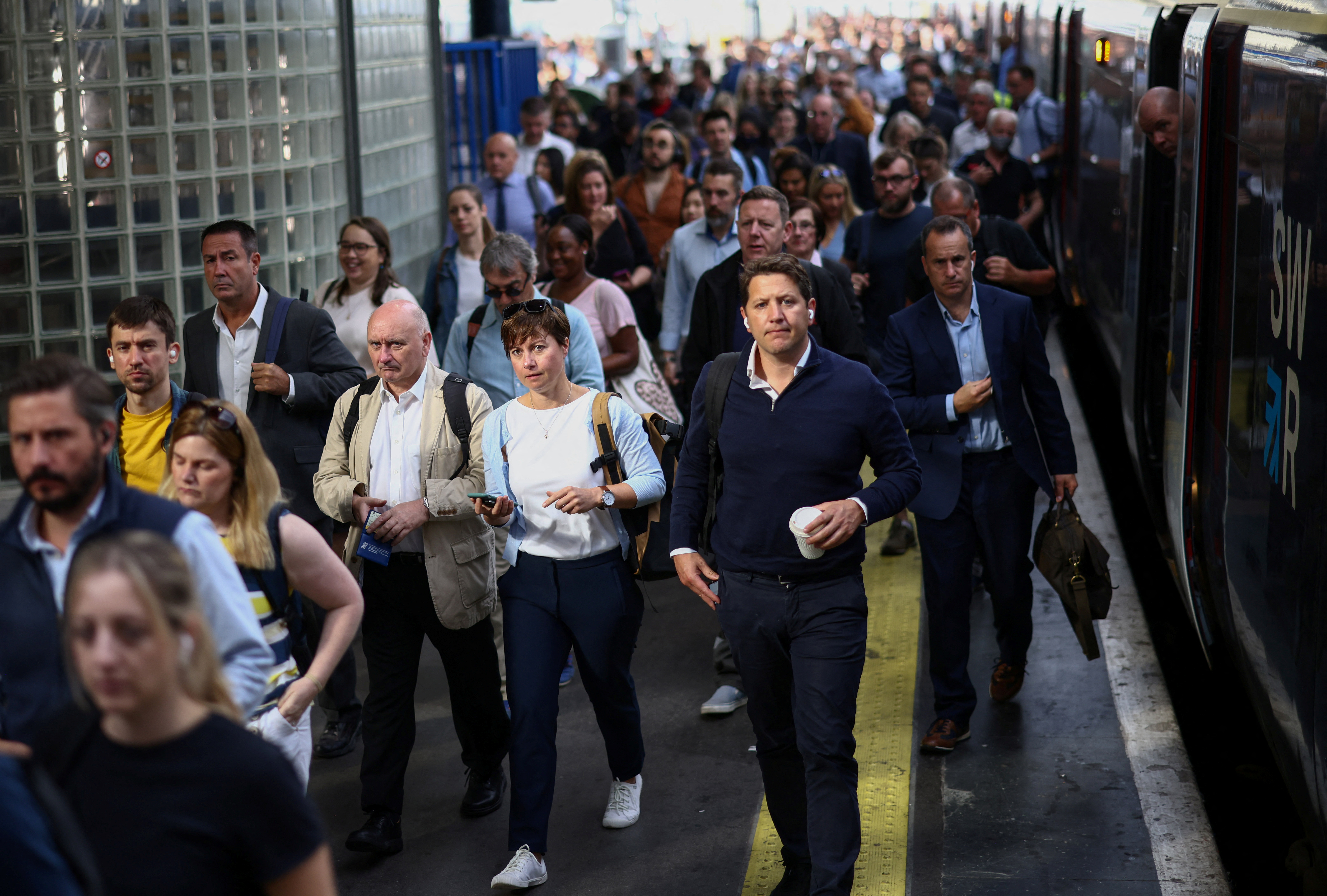 National rail strike In London
