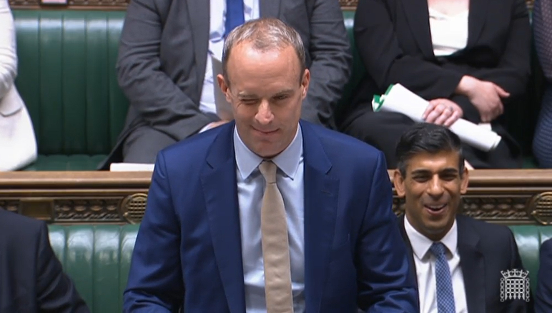‘I feel soiled’ says MP who witnessed Raab winking at Angela Rayner