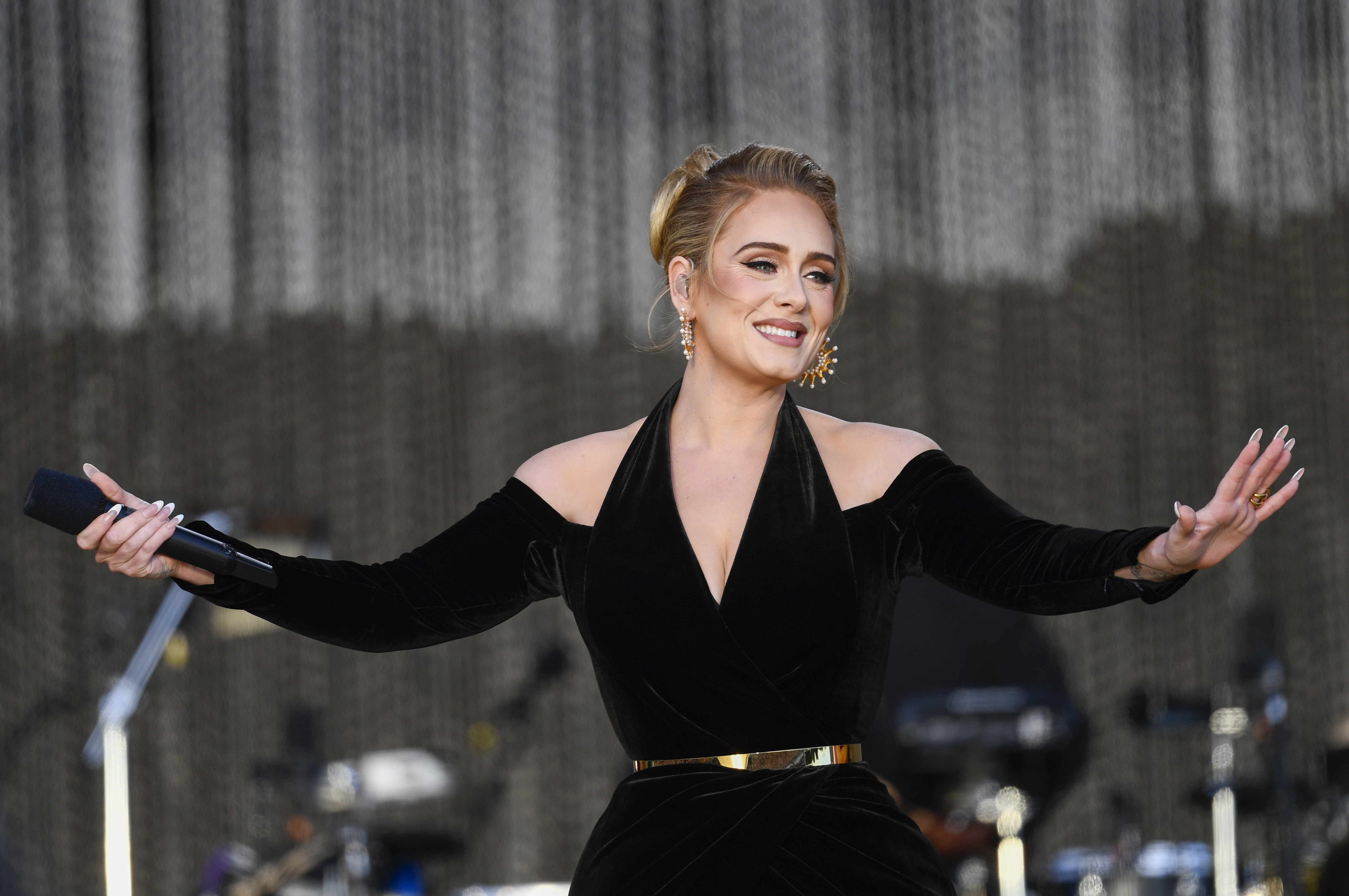 Adele performed to a sold-out crowd