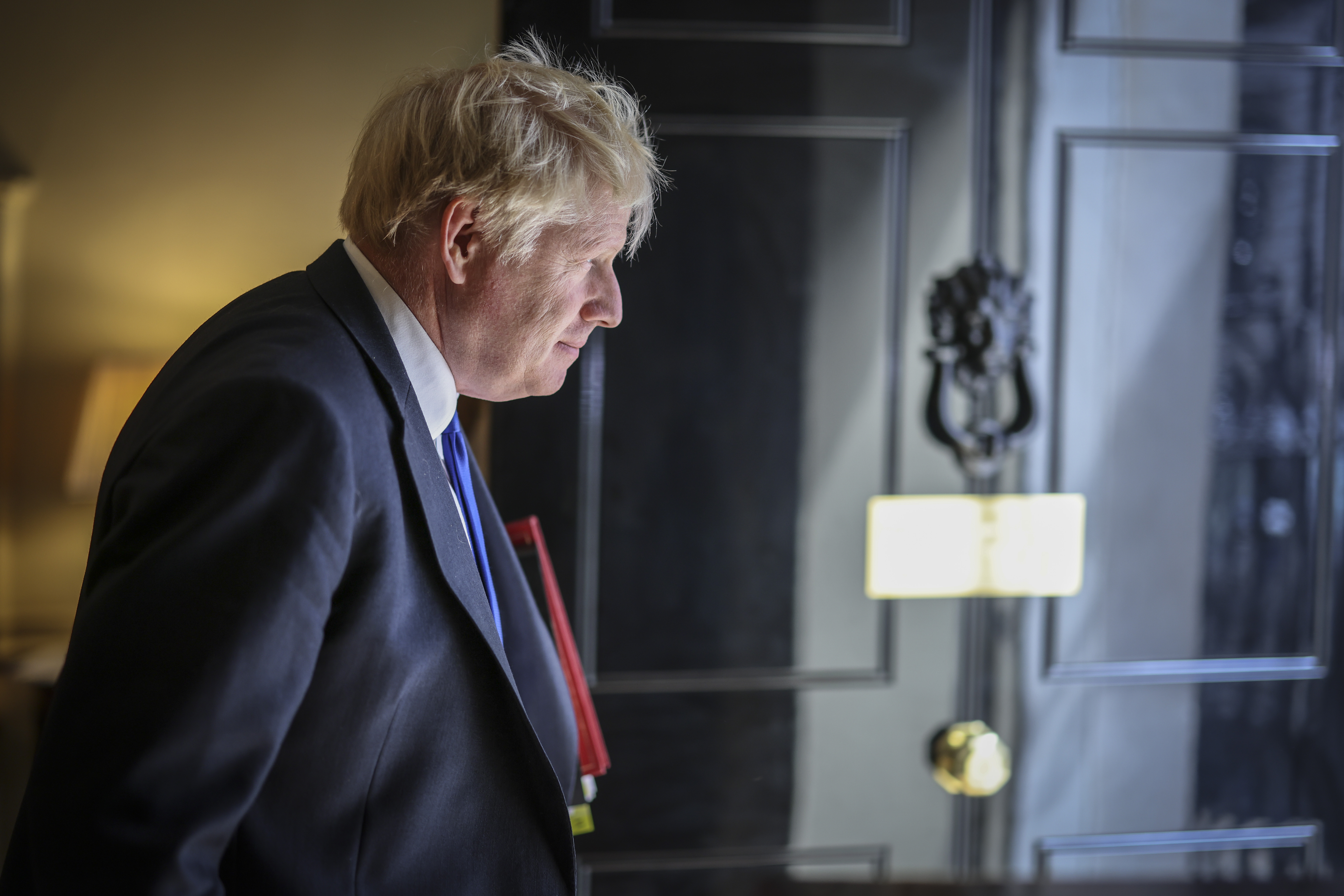 Prime Minister Boris Johnson leaves for PMQ's
