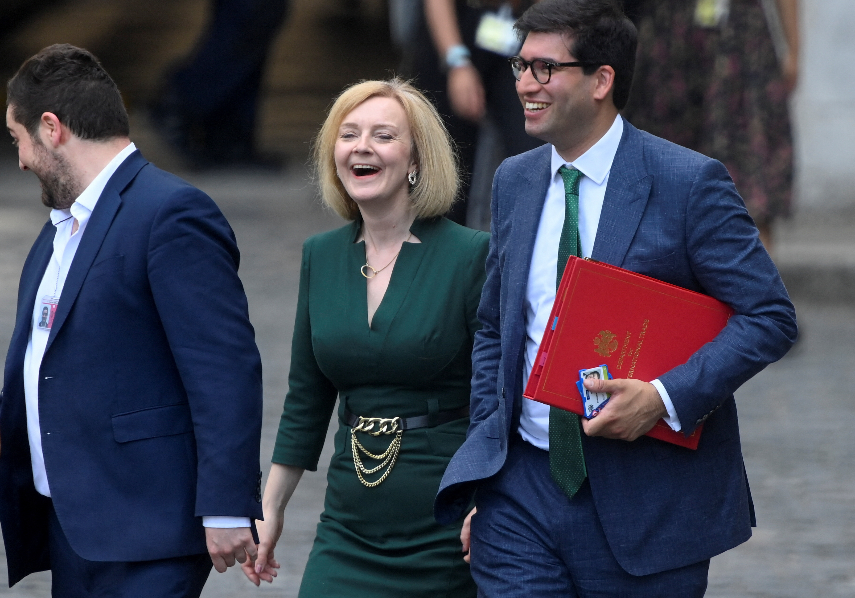 Conservative MPs vote on British PM Johnson's replacement