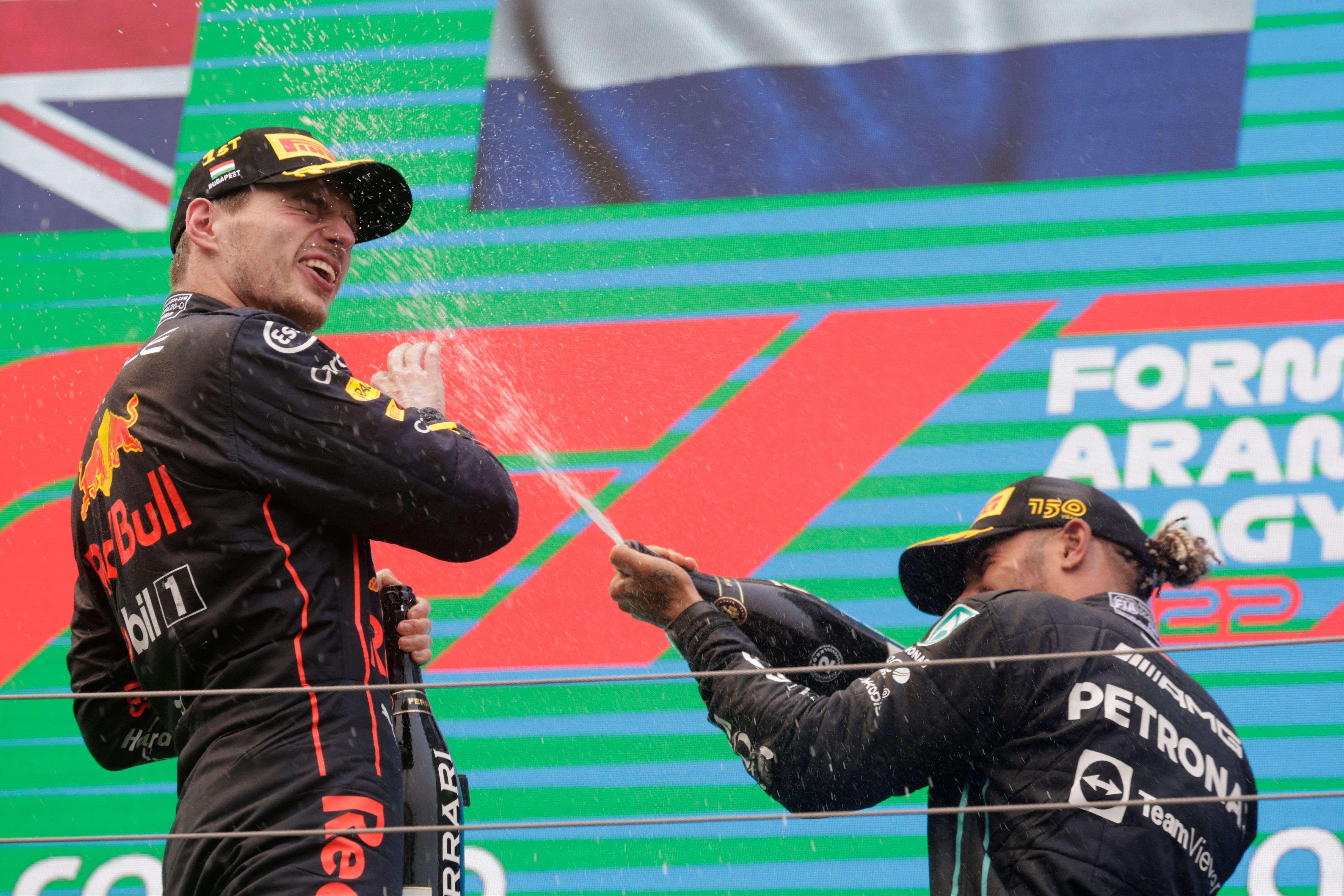 Max Verstappen wins Hungarian Grand Prix ahead of Lewis Hamilton and George Russell