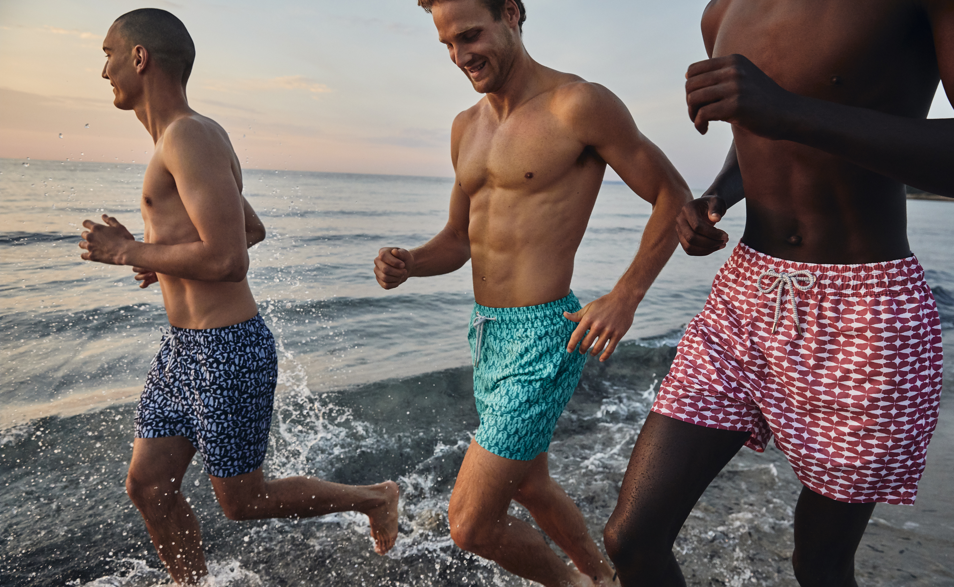 Lads! Make a splash in sustainable swimwear
