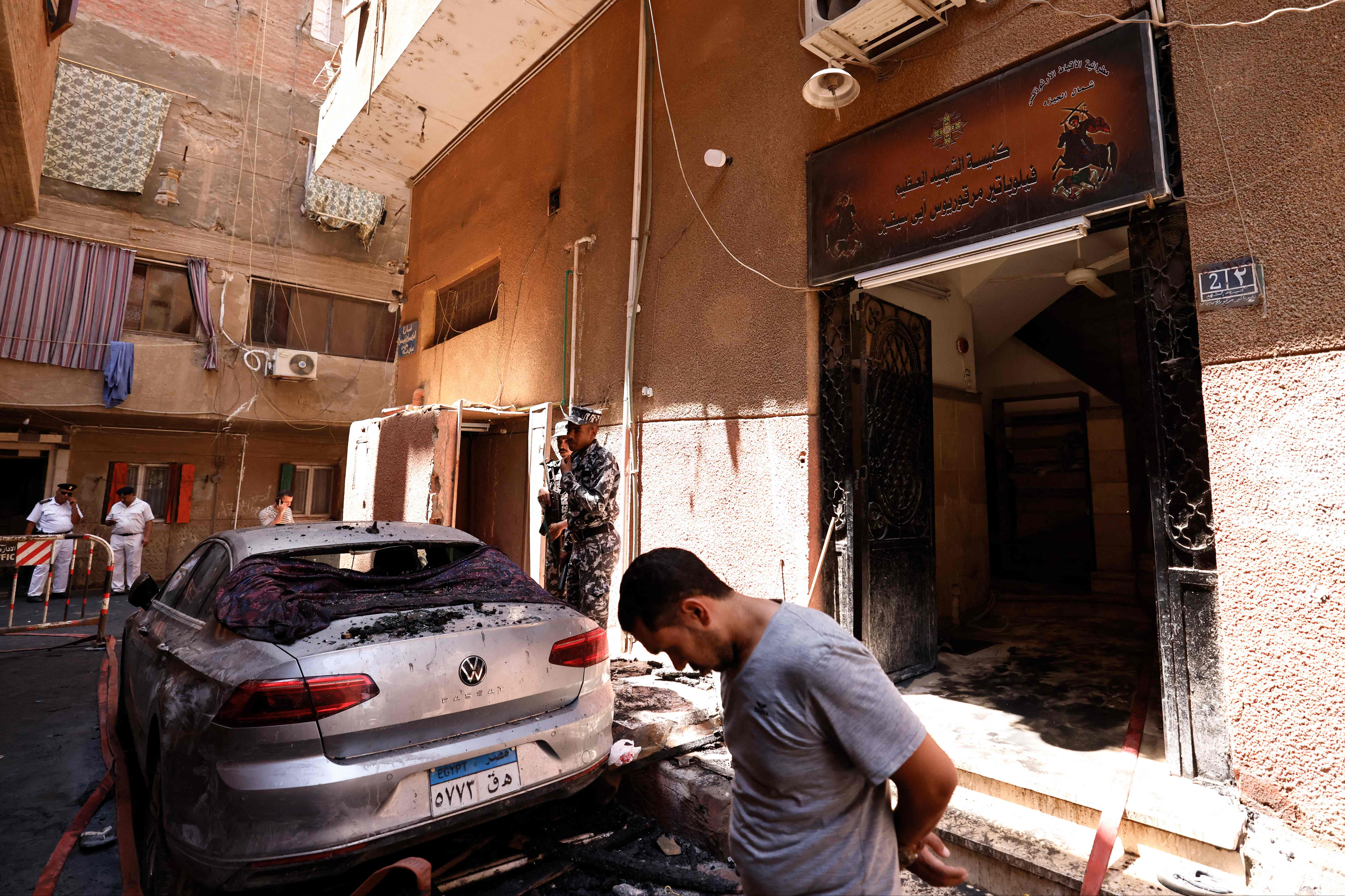 Egypt: At least ‘41 people killed’ in church fire, reports state