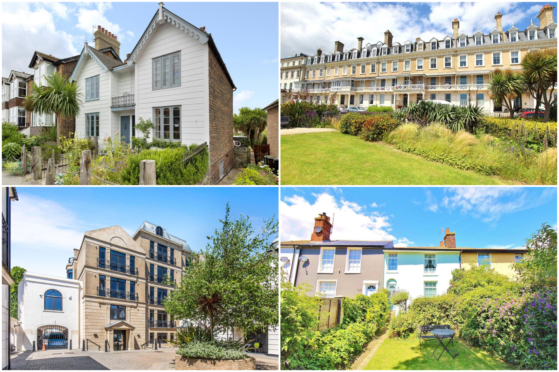 Homes in commutable seaside towns