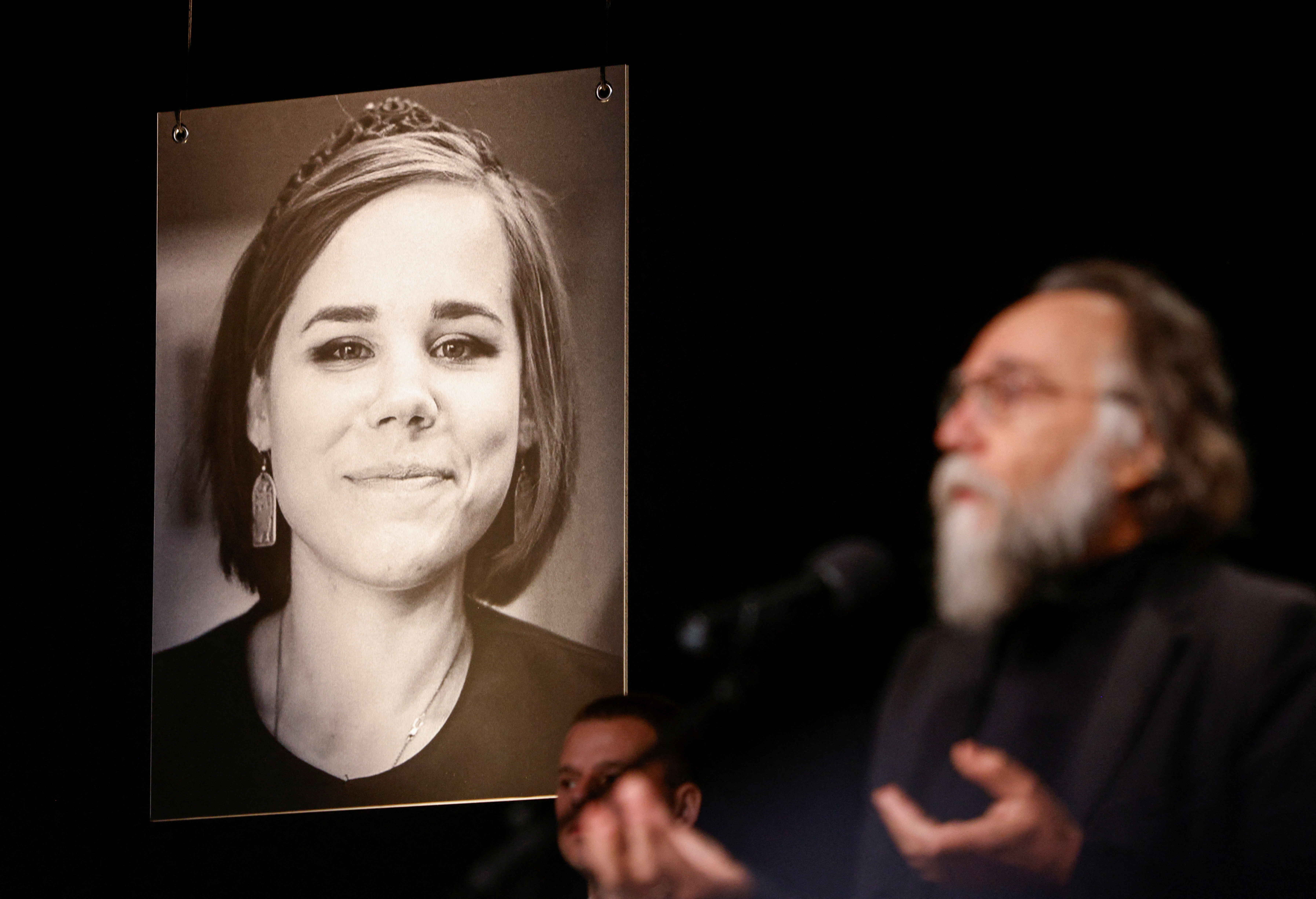 Memorial service for Russian journalist Darya Dugina in Moscow