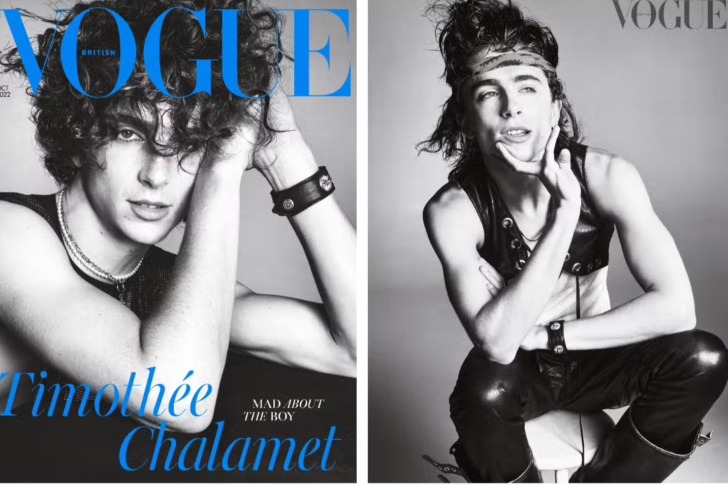 Timothée Chalamet becomes the first man to cover British Vogue solo