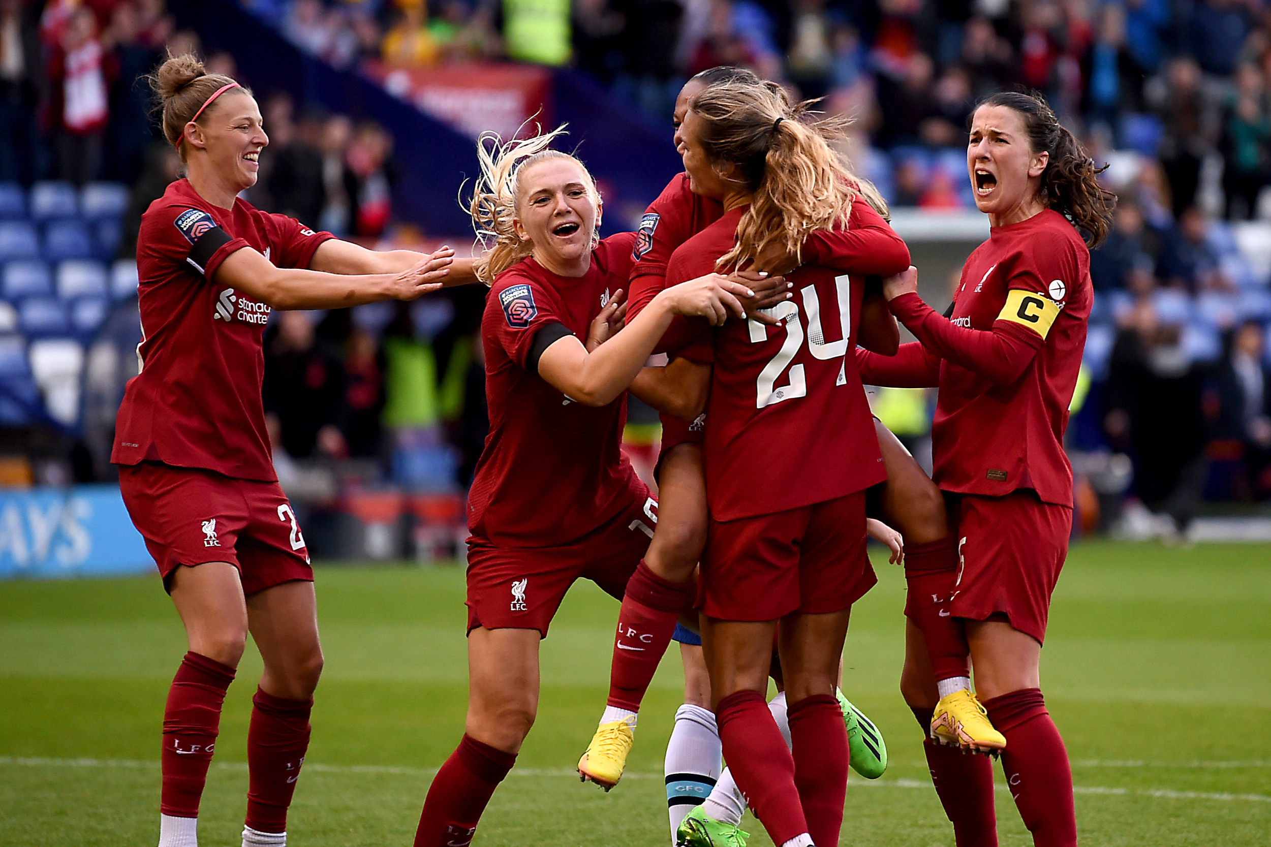 Chelsea suffer shock defeat to Liverpool as Katie Stengel scores two penalties against defending WSL champions