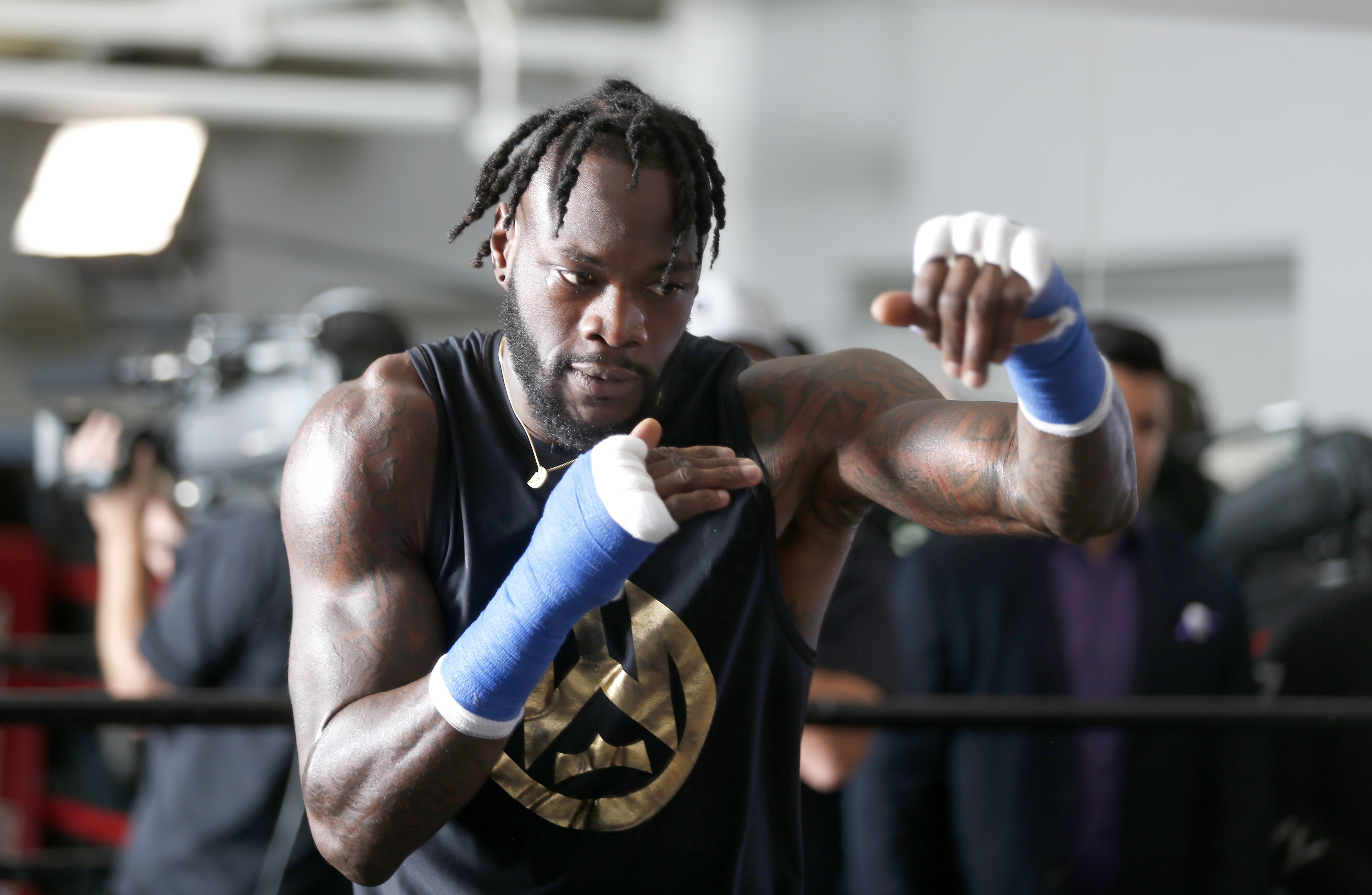 Deontay Wilder claims Anthony Joshua has ‘a big stamina problem’ as he offers advice