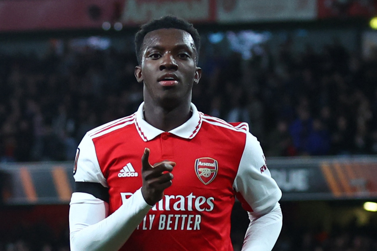 Eddie Nketiah takes Arsenal chance as Mikel Arteta offers glimpse of partnership with Gabriel Jesus