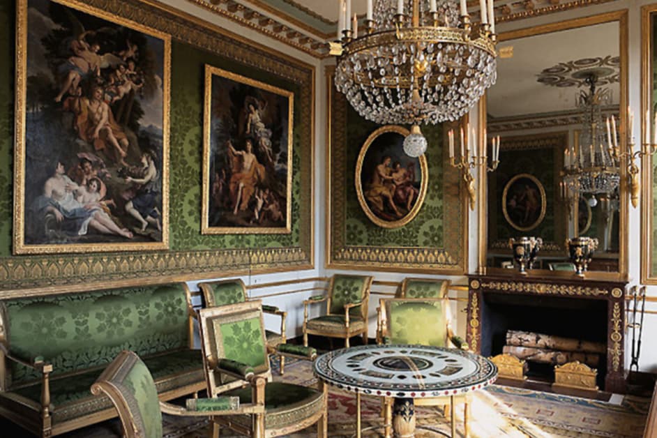 One of several state rooms within the mega-mansion at 2-8 Rutland Gate