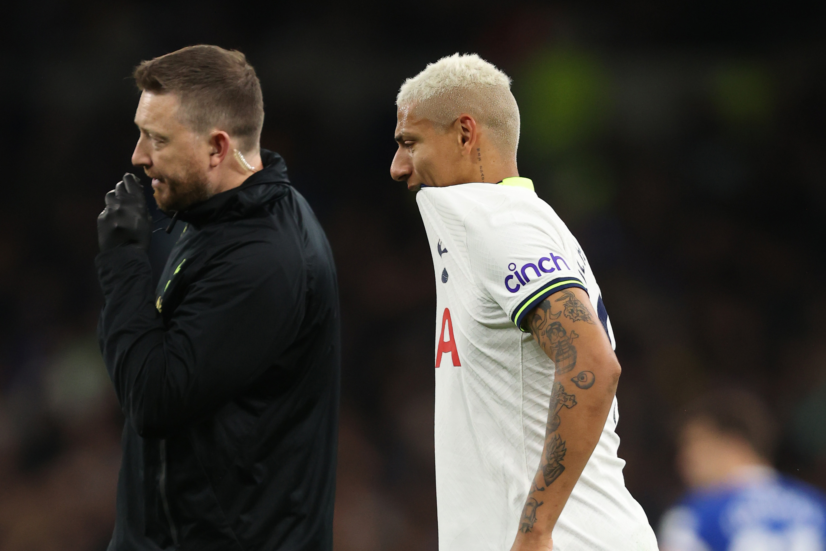 Richarlison admits World Cup ‘dream’ is in doubt after Tottenham forward suffers calf  injury