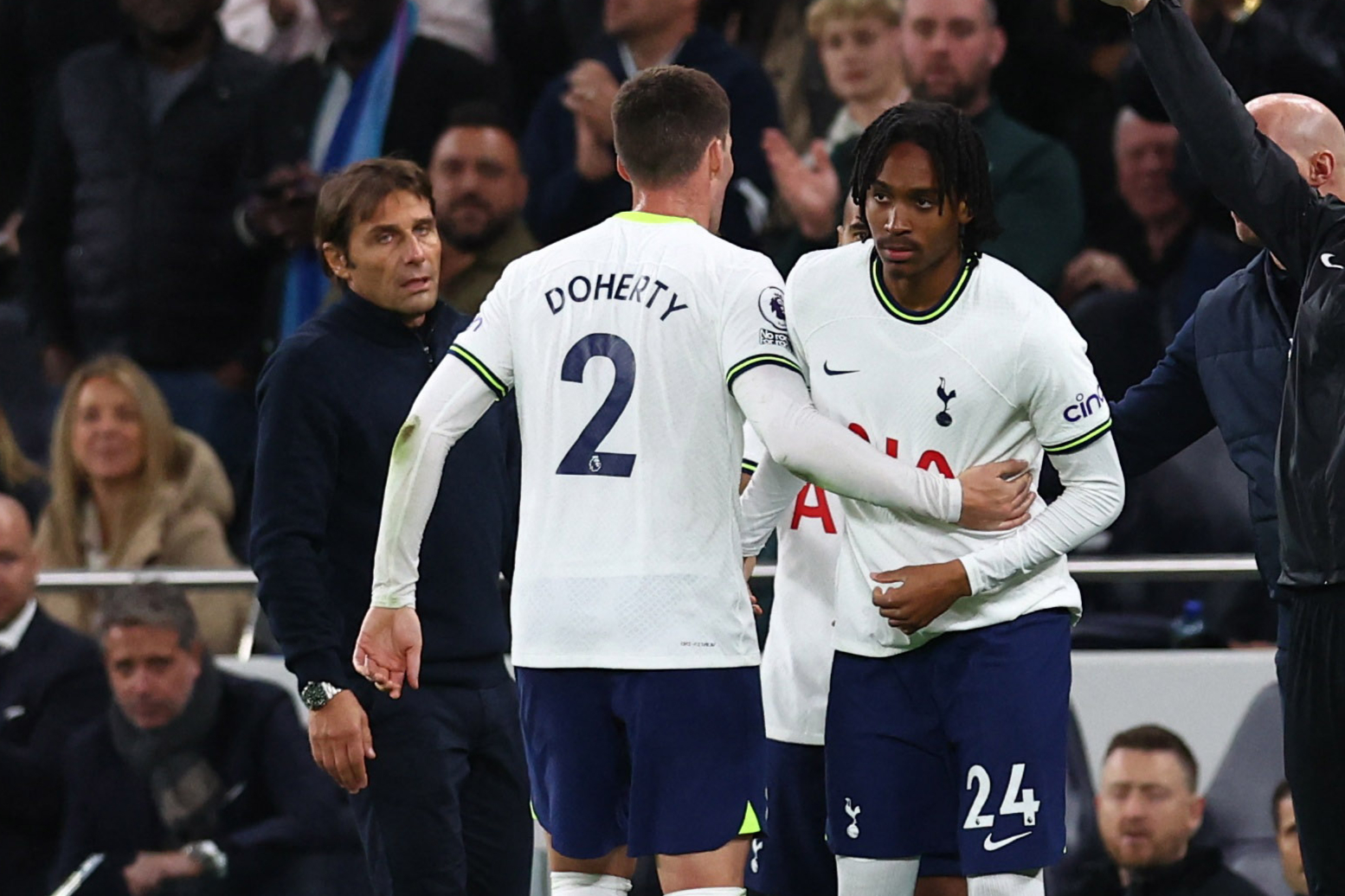 Djed Spence on life at Tottenham and Antonio Conte ‘club signing’ remarks