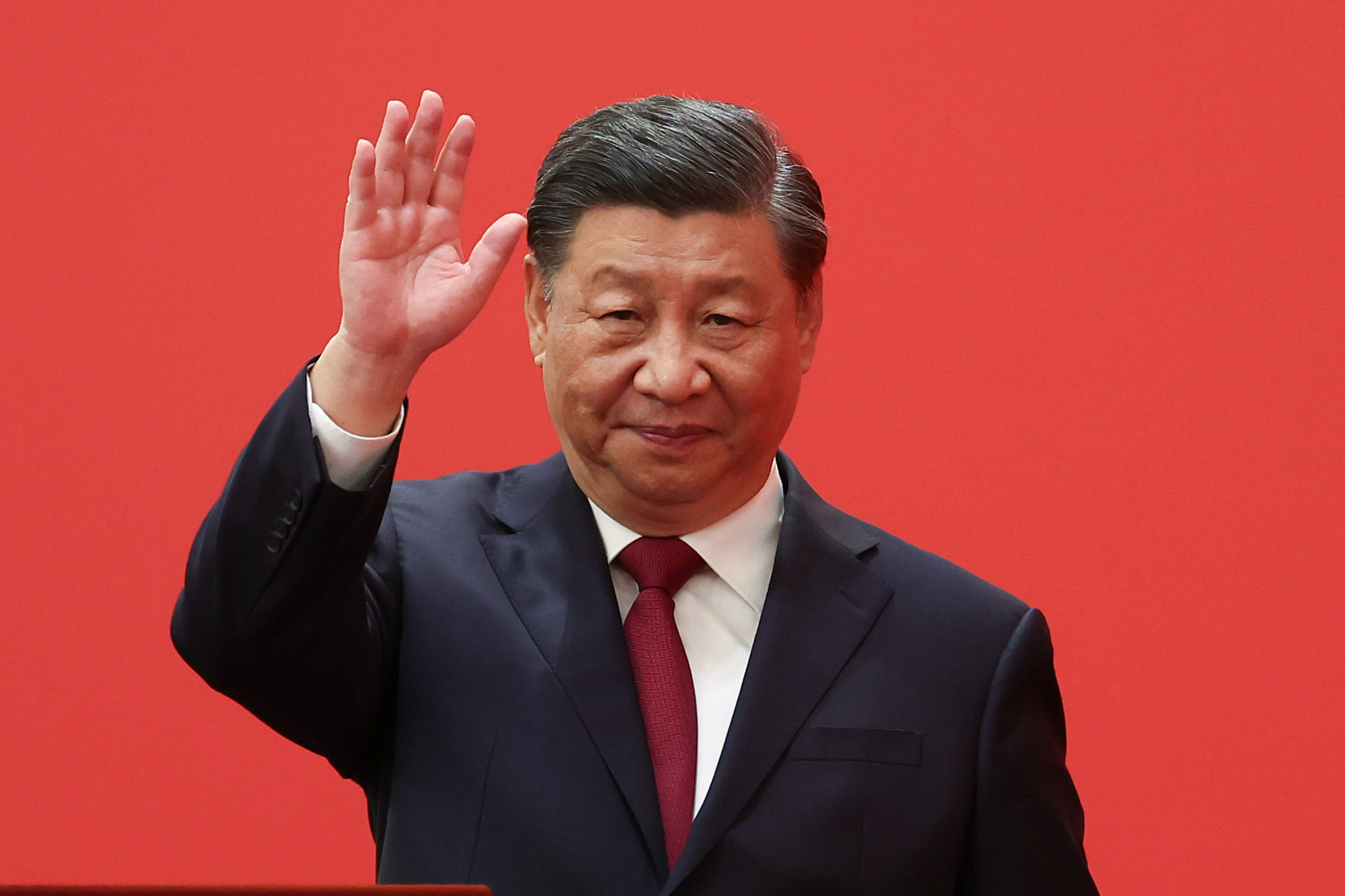 China's Standing Committee Members Of The 20th CPC Central Committee Meet With Press