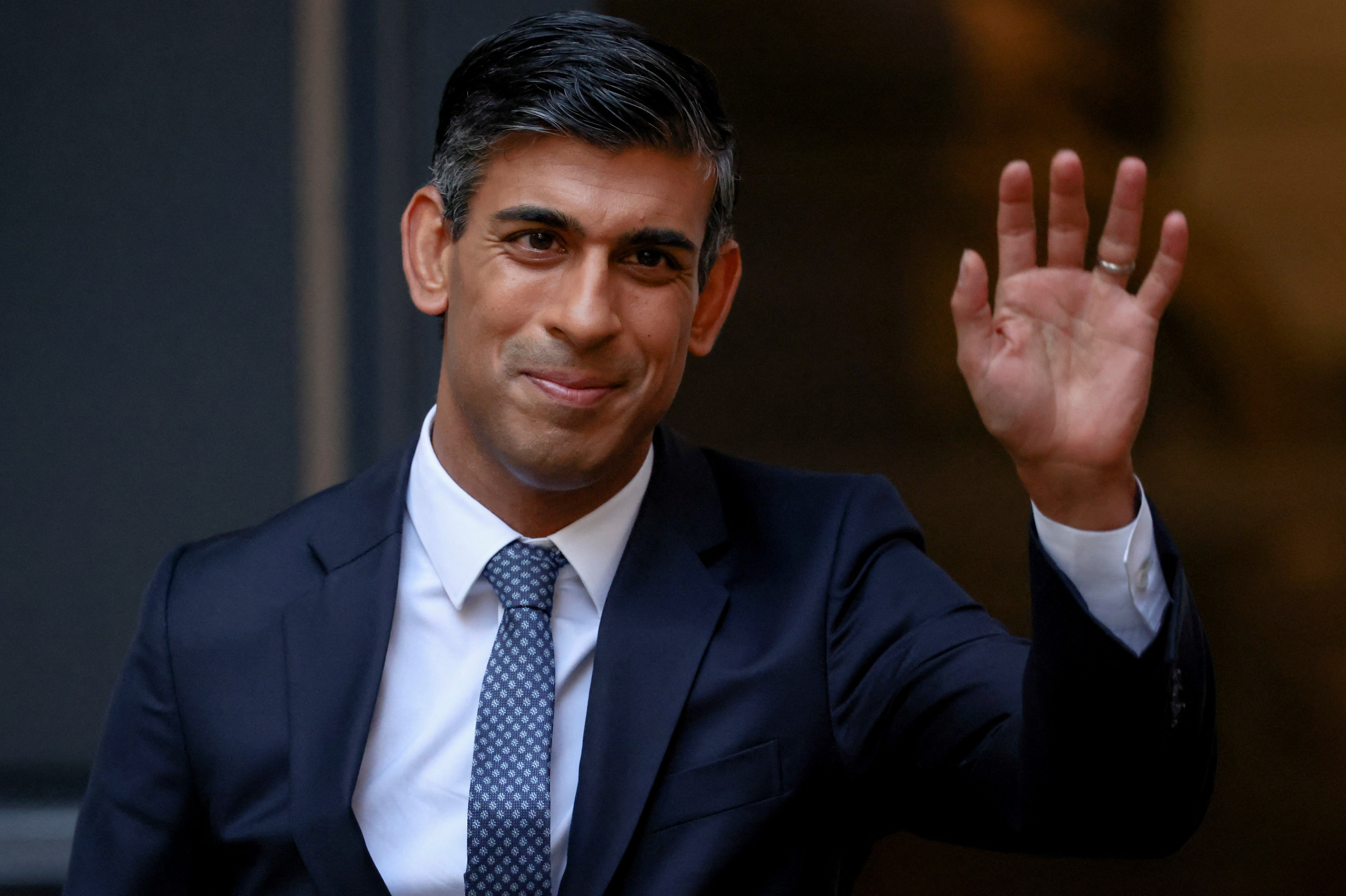 Rishi Sunak in London