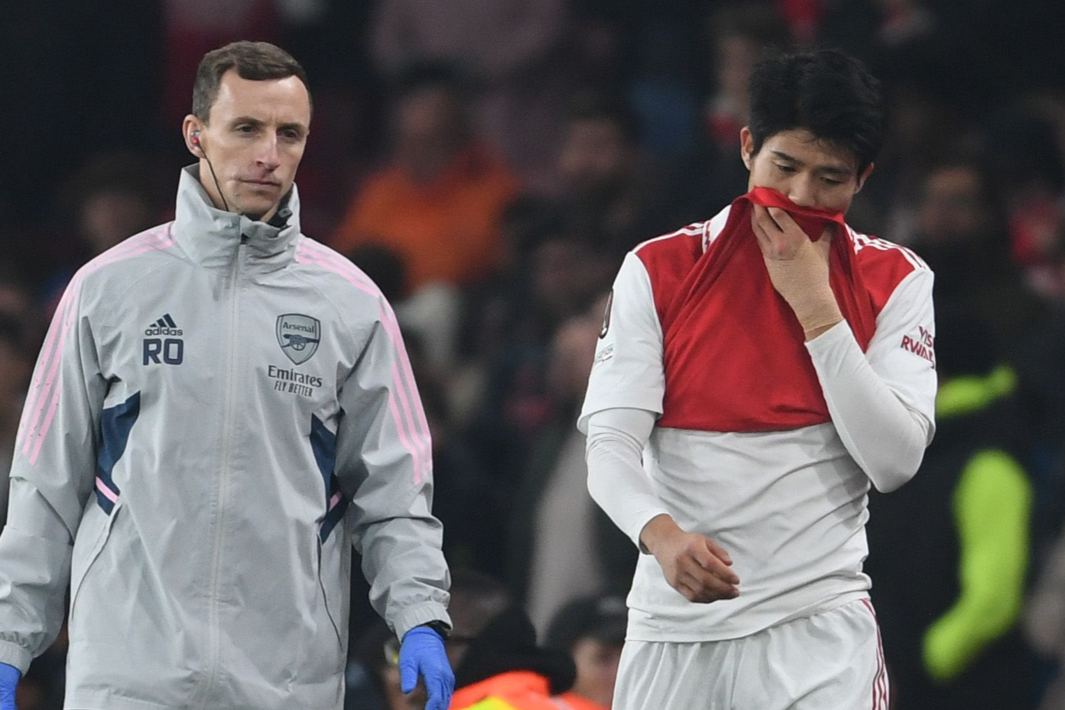 Arsenal to assess Takehiro Tomiyasu injury blow ahead of Chelsea clash as World Cup looms