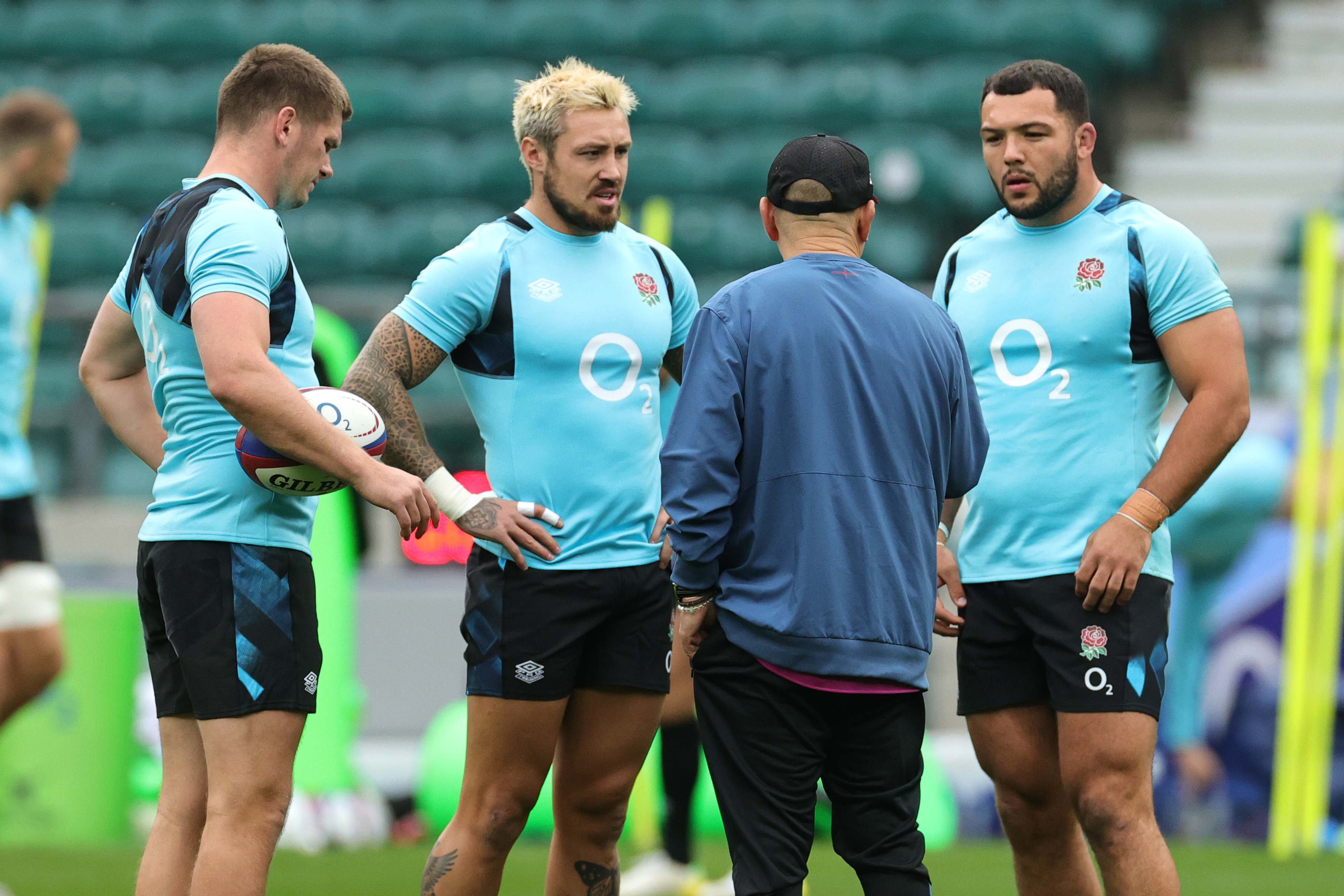 Eddie Jones hails Owen Farrell as England lieutenants Ellis Genge and Jack Nowell form fierce leadership trio