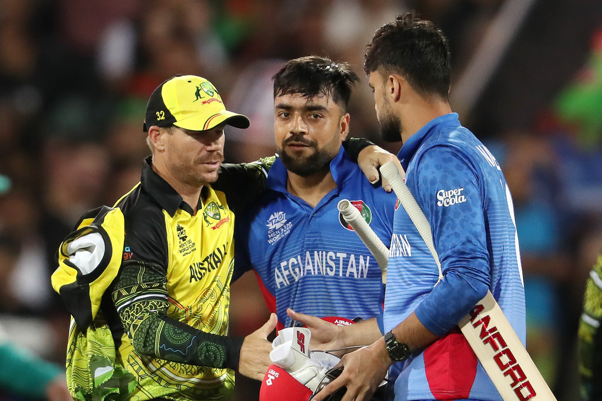 Australia given real scare by Rashid Khan as Afghanistan boost England’s T20 World Cup hopes