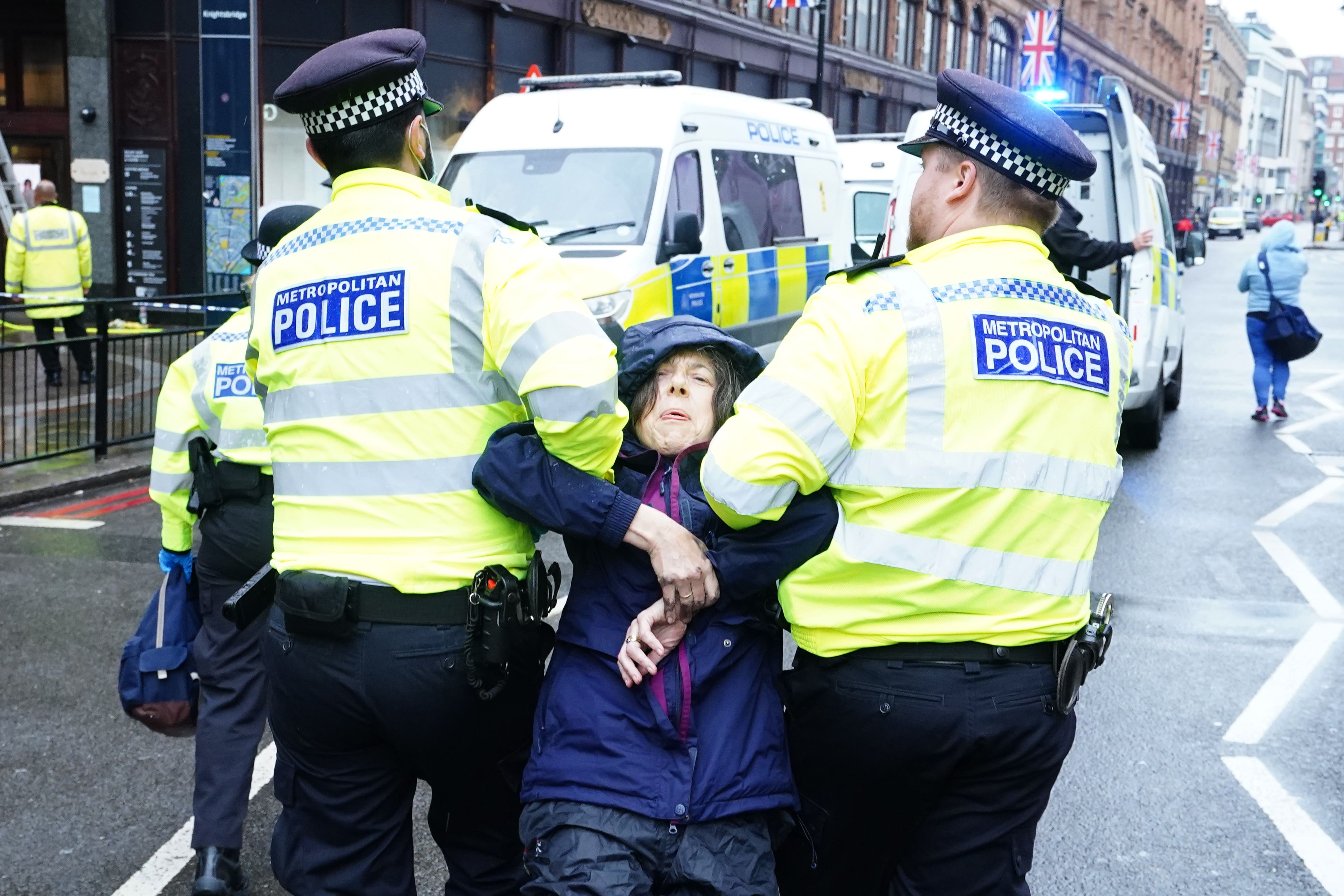 What do you think of the operation to arrest climate-change activists?