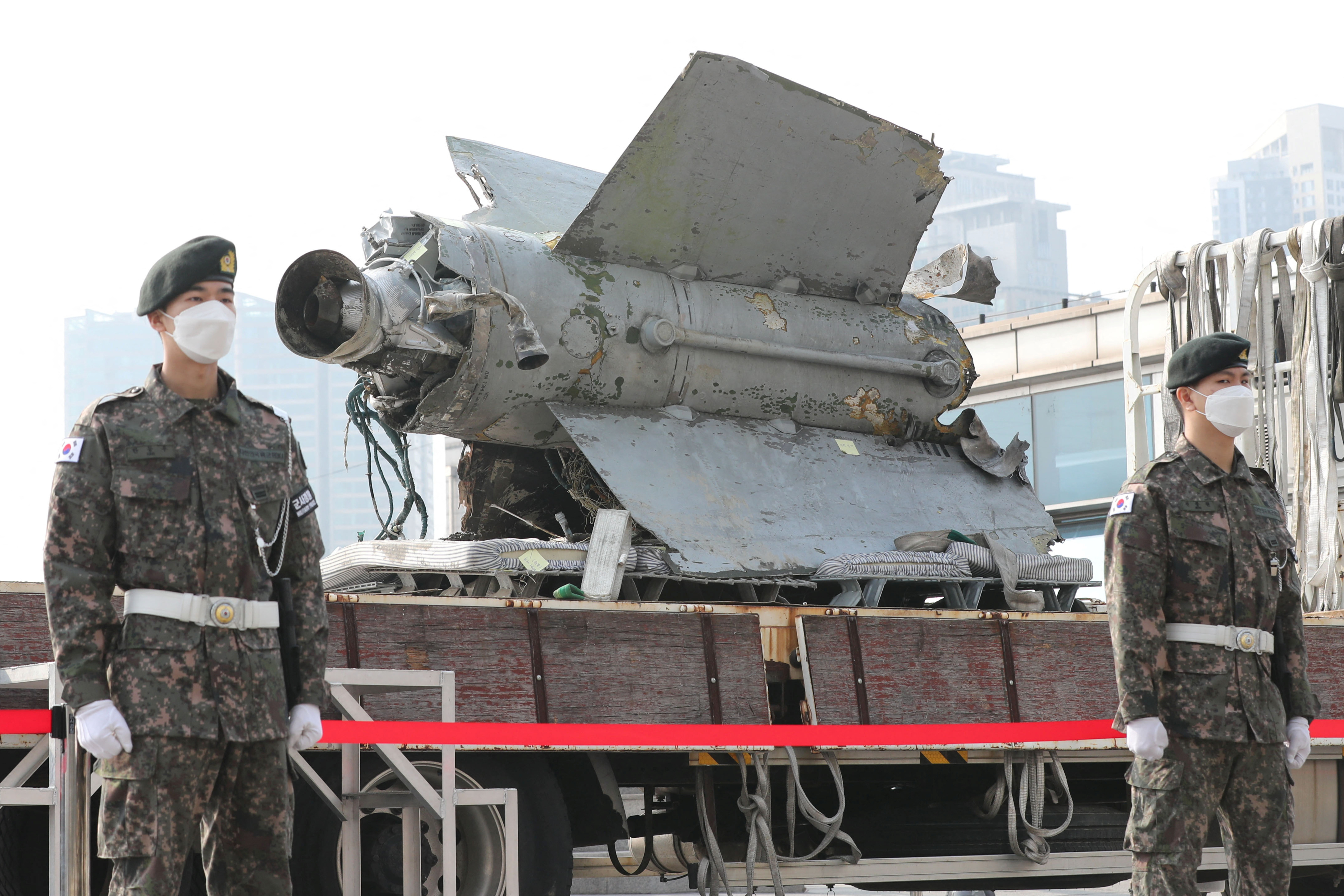 South Korea salvages parts of Soviet-era North Korean missile