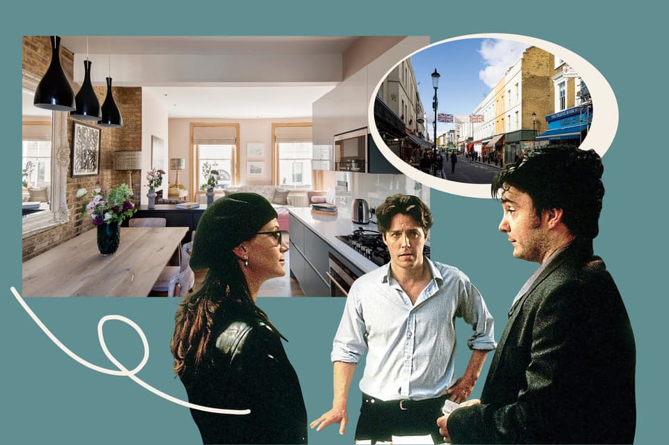 Apartment above Hugh Grant’s travel bookshop in Notting Hill on sale for £2.375 million
