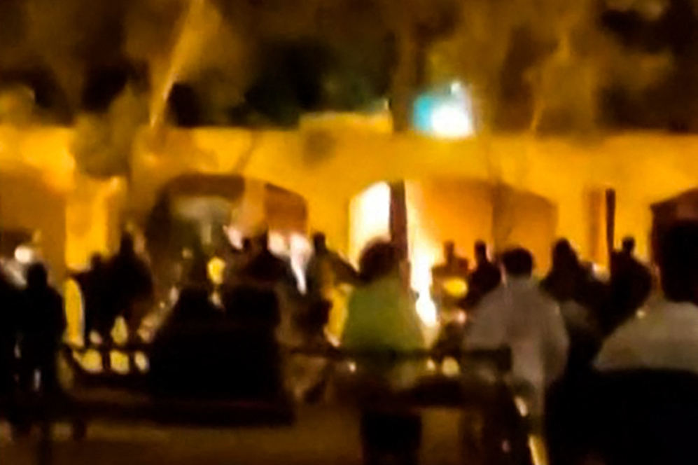 Iran: Protesters ‘throw petrol bombs at birthplace of Ayatollah Khomeini’