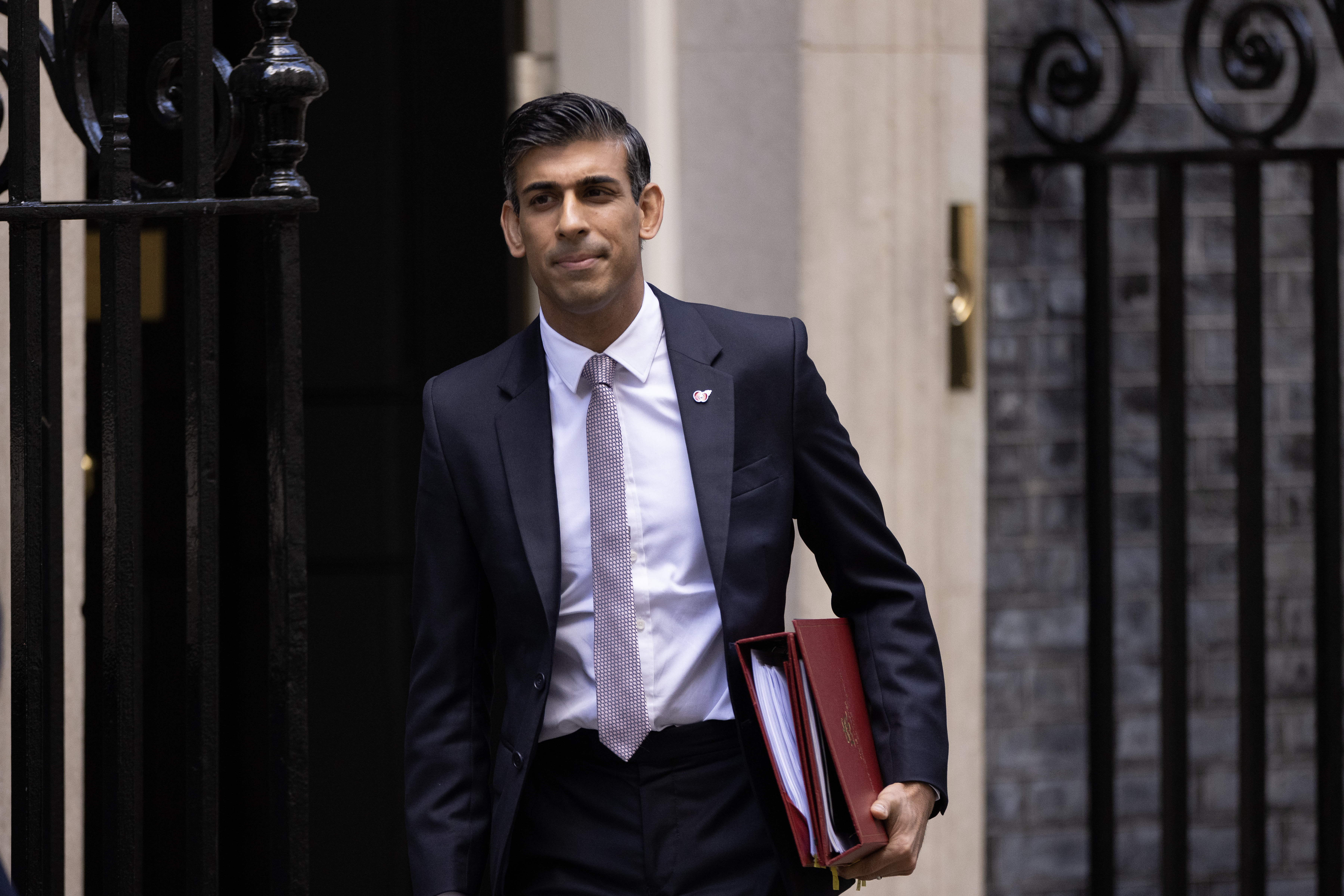 Rishi Sunak Departs For PMQs