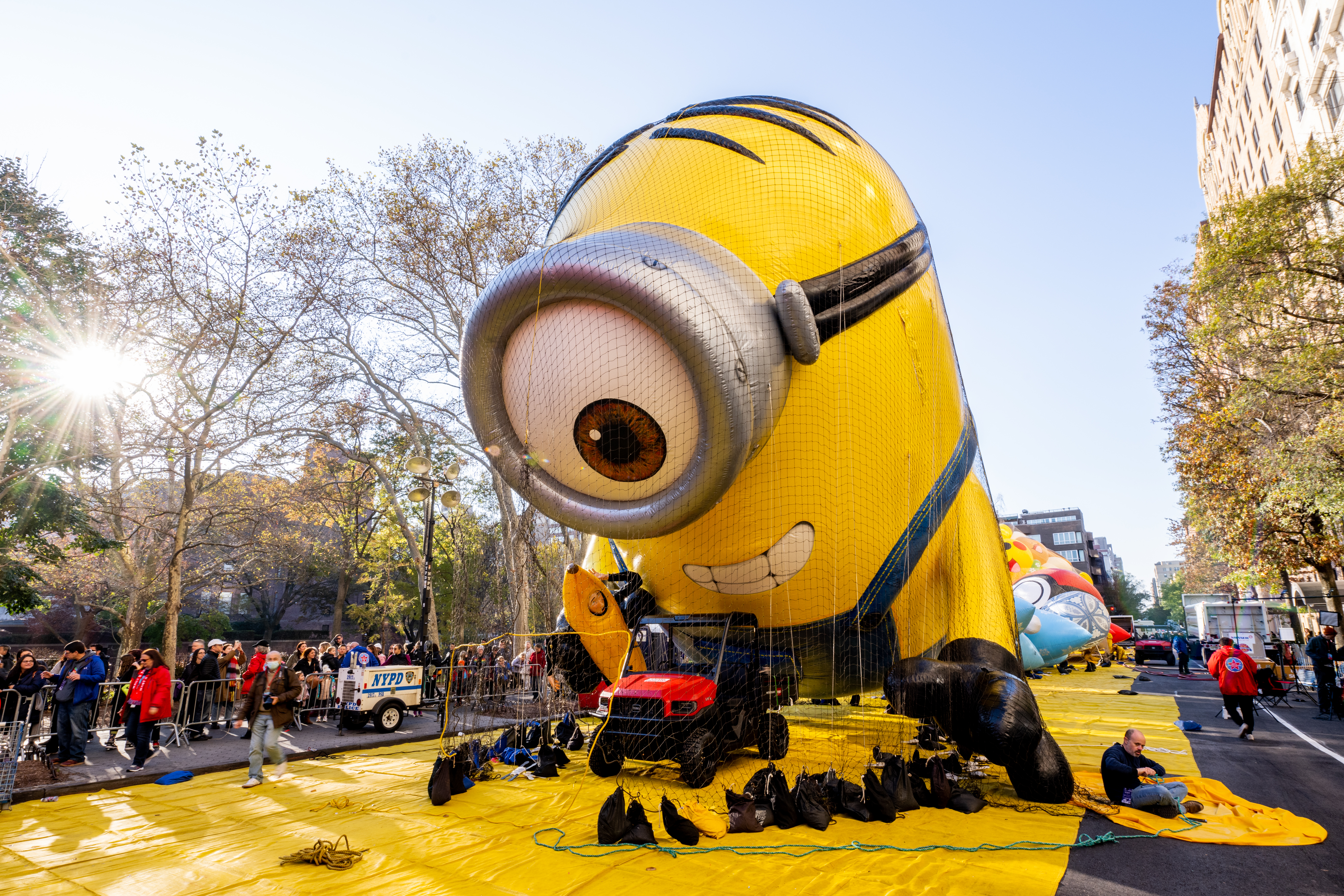 BESTPIX: 96th Macy's Thanksgiving Day Parade Balloon Inflation