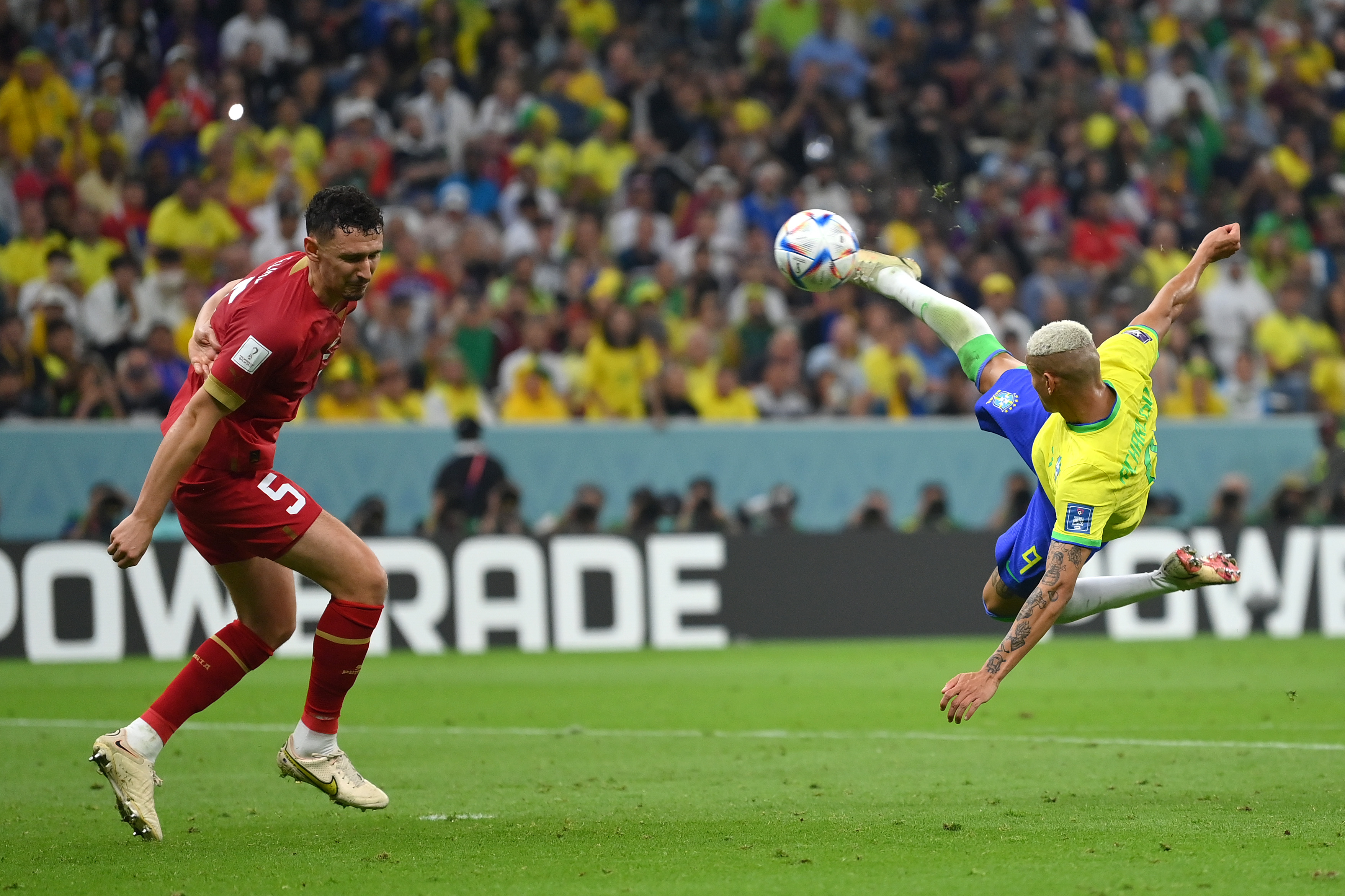 Tottenham striker Richarlison wins World Cup 2022 Goal of the Tournament after stunning Brazil strike