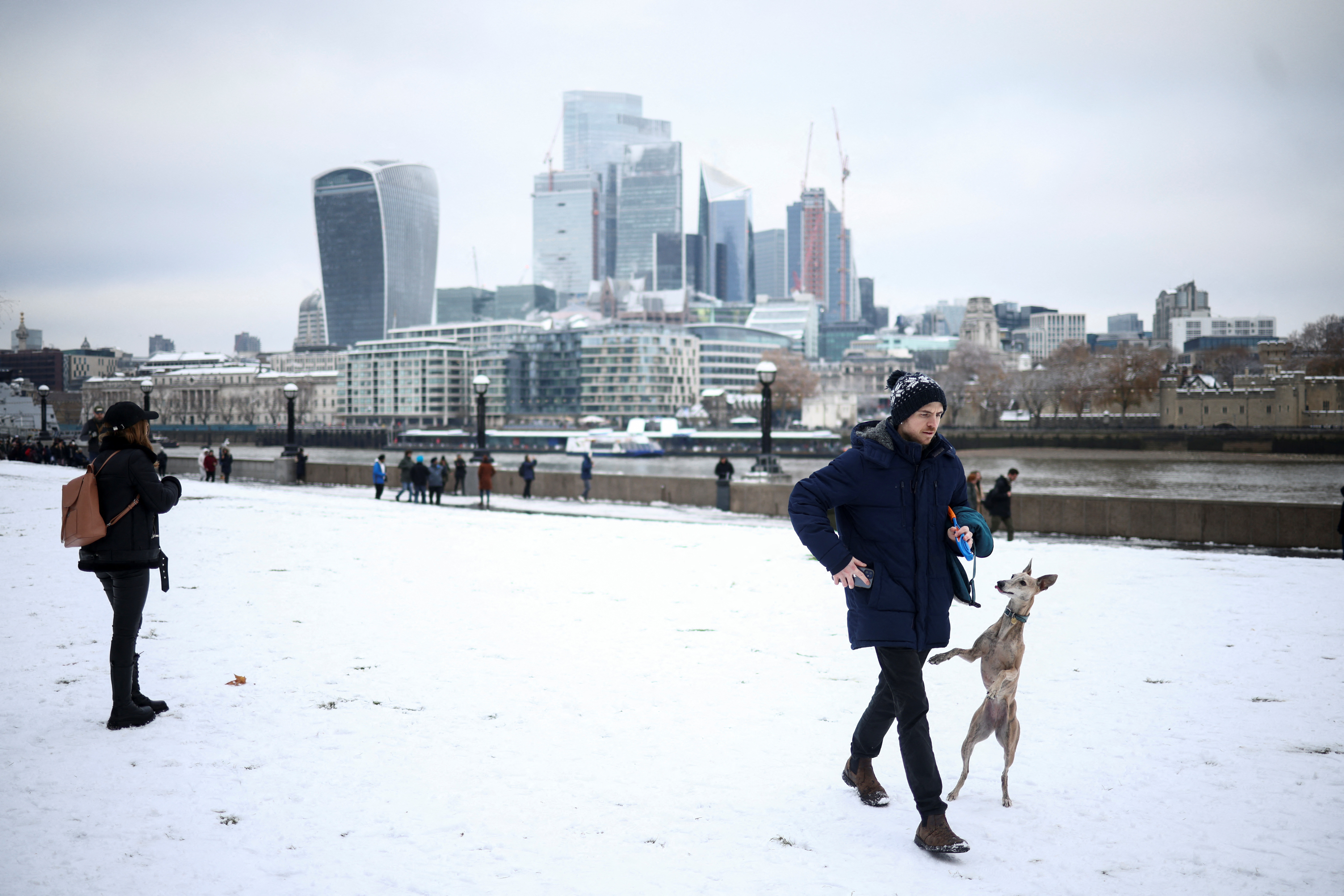 Cold weather in Britain