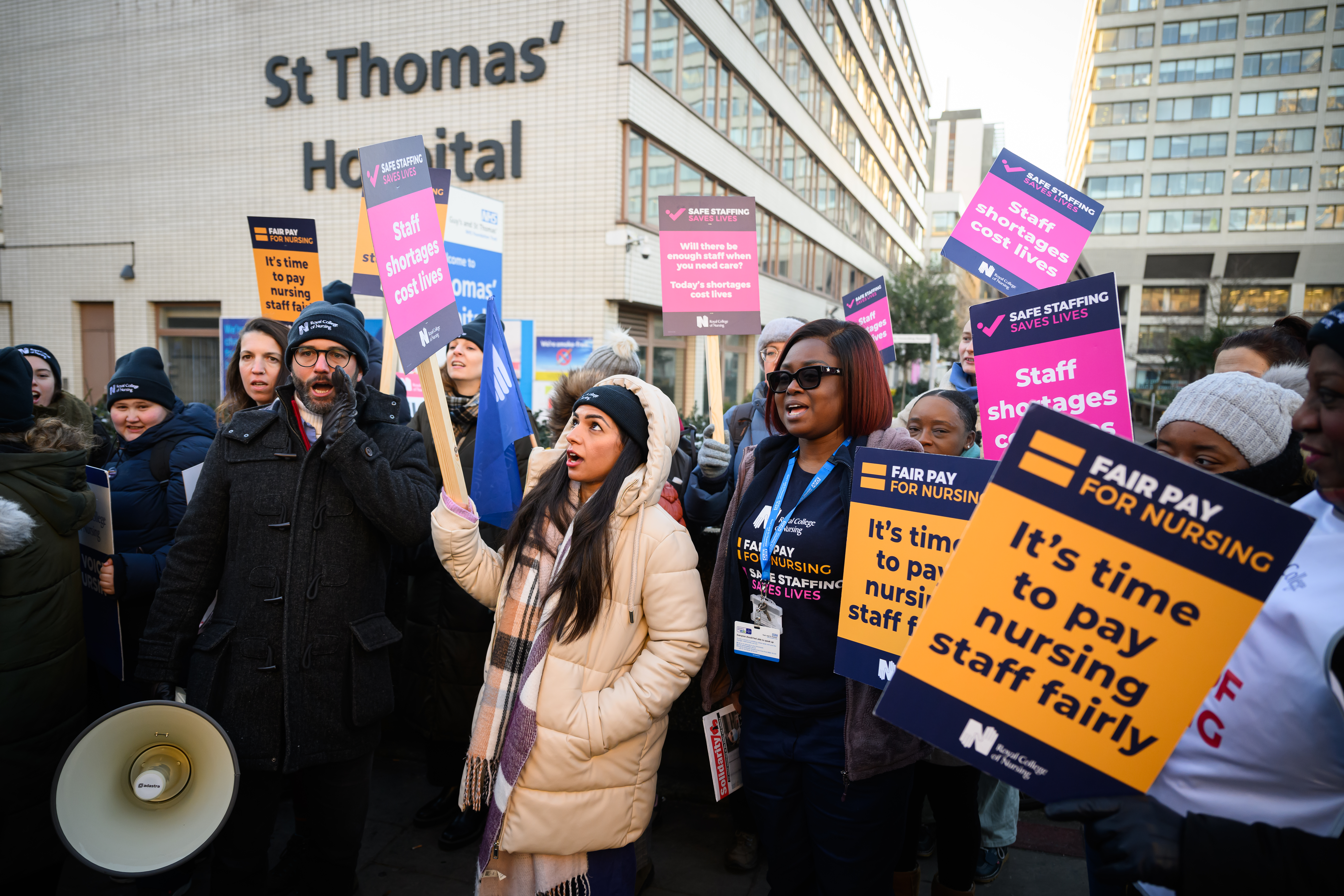 Nurses Strike Over Poor Pay And Conditions