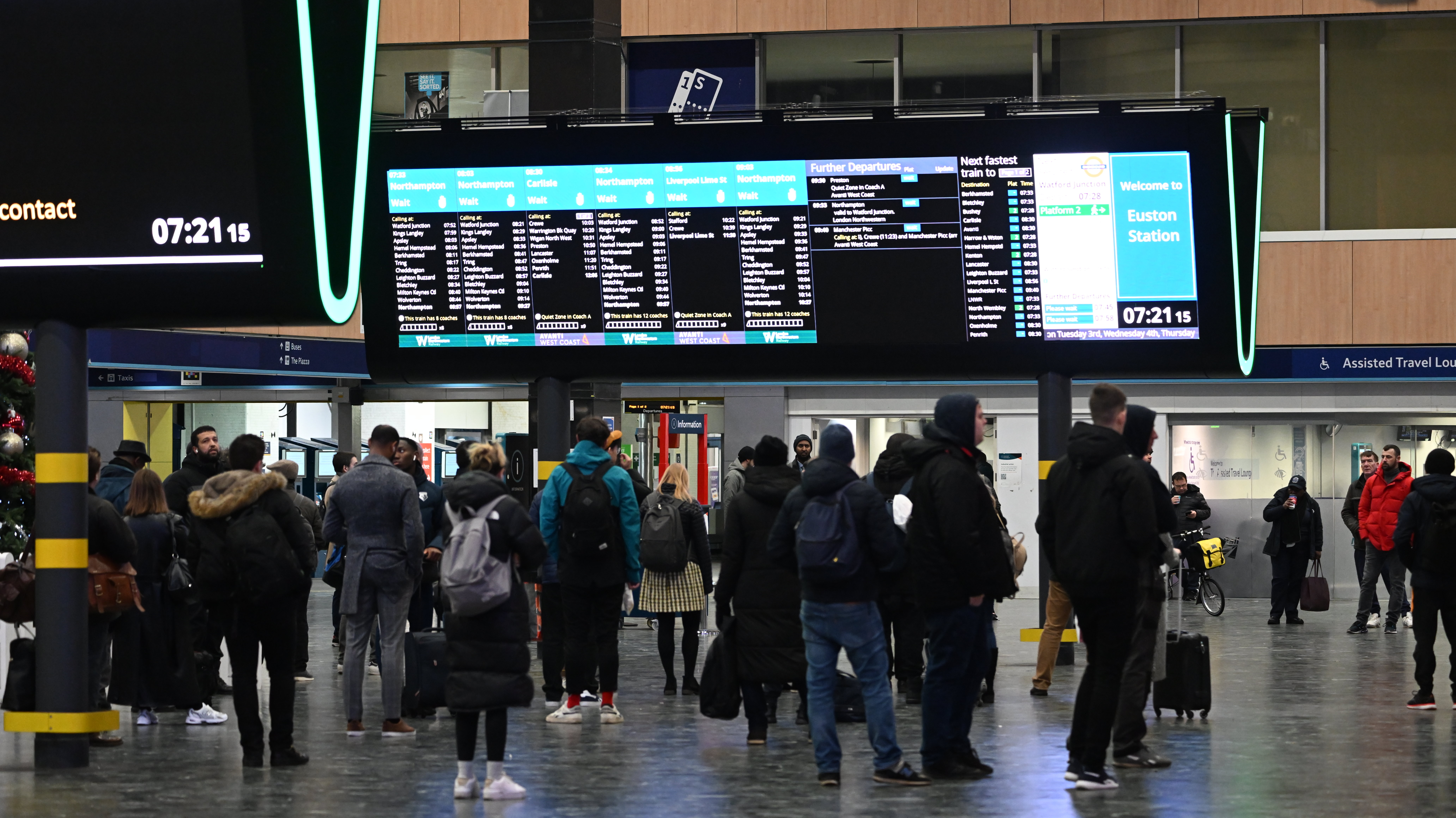 Train strikes latest LIVE: Commuters suffer fresh travel misery as RMT walkout kicks off week-long disruption 