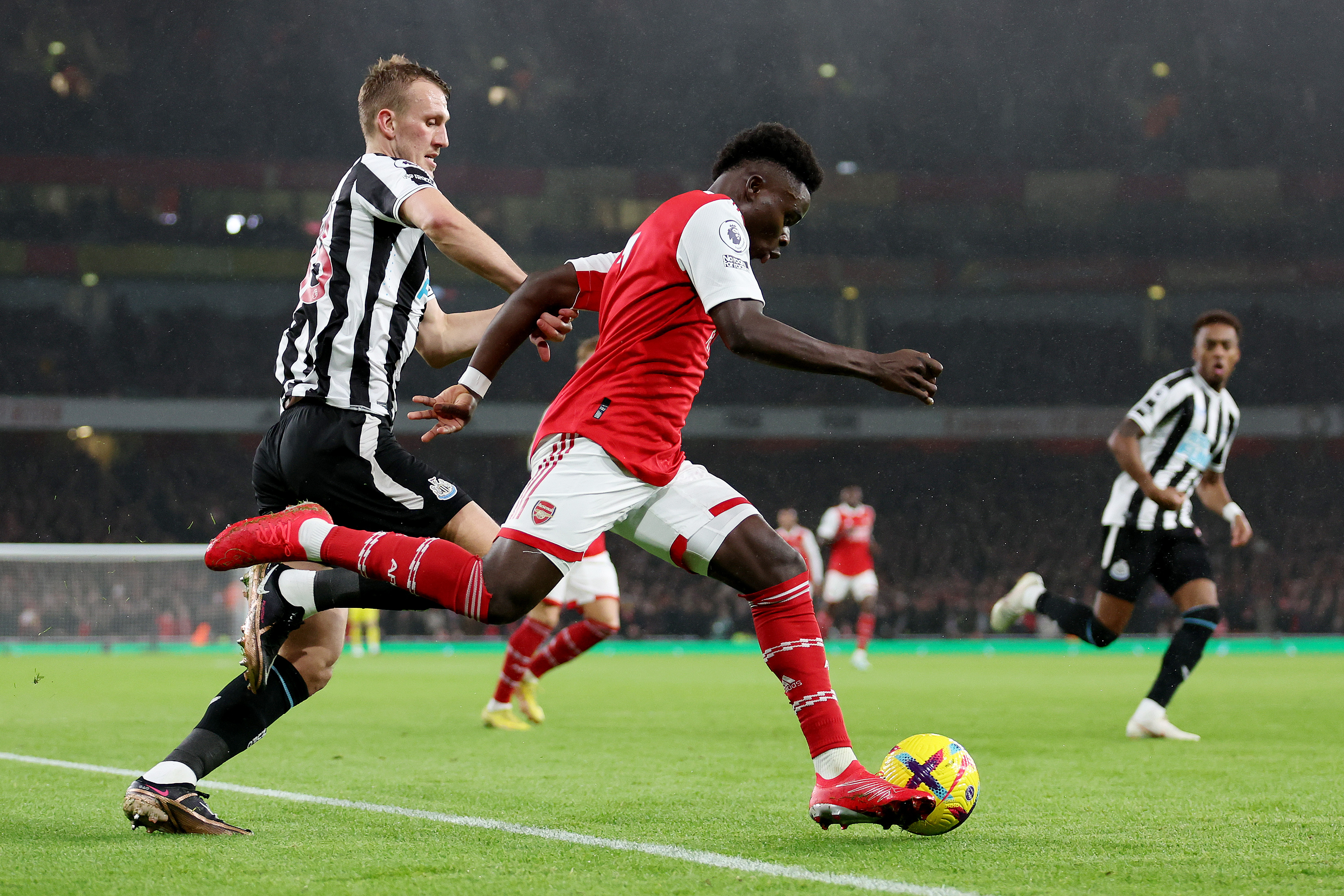 Arsenal player ratings vs Newcastle: Bukayo Saka causes real problems but Martin Odegaard starved of space