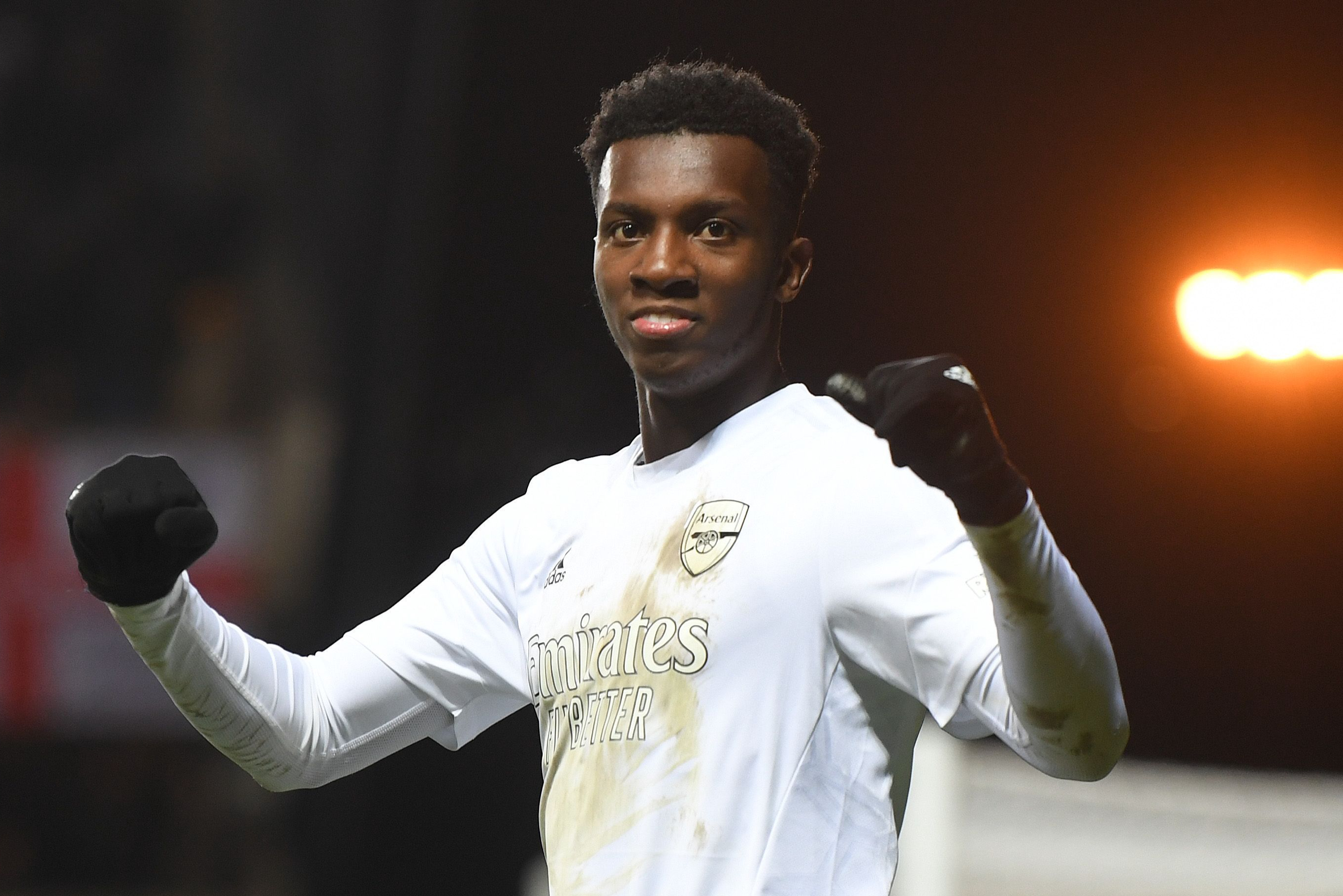 Eddie Nketiah ready to outshine Harry Kane as Arsenal striker grabs chance in Gabriel Jesus absence