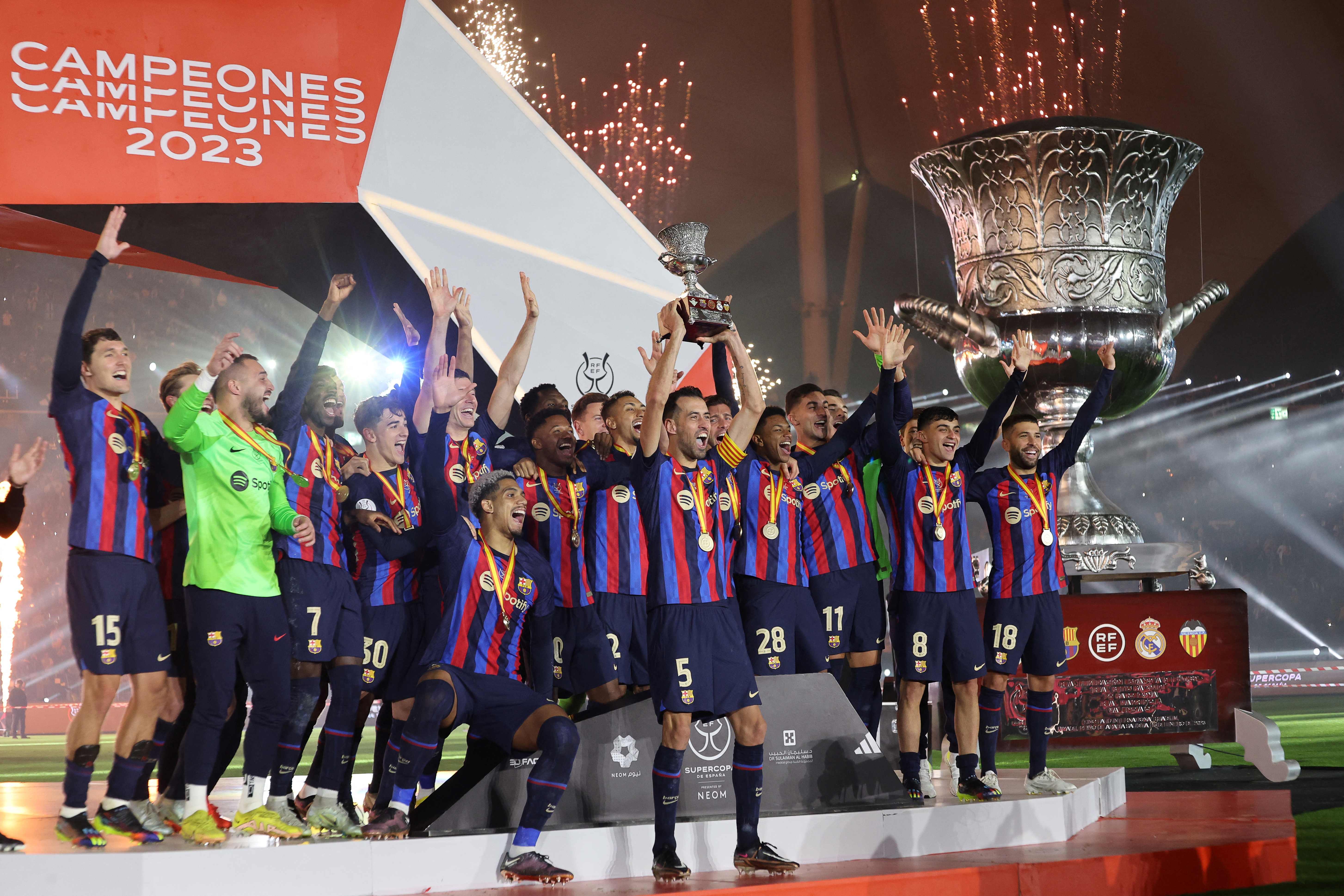 Real Madrid 1-3 Barcelona: Gavi leads Xavi to first title in Supercopa
