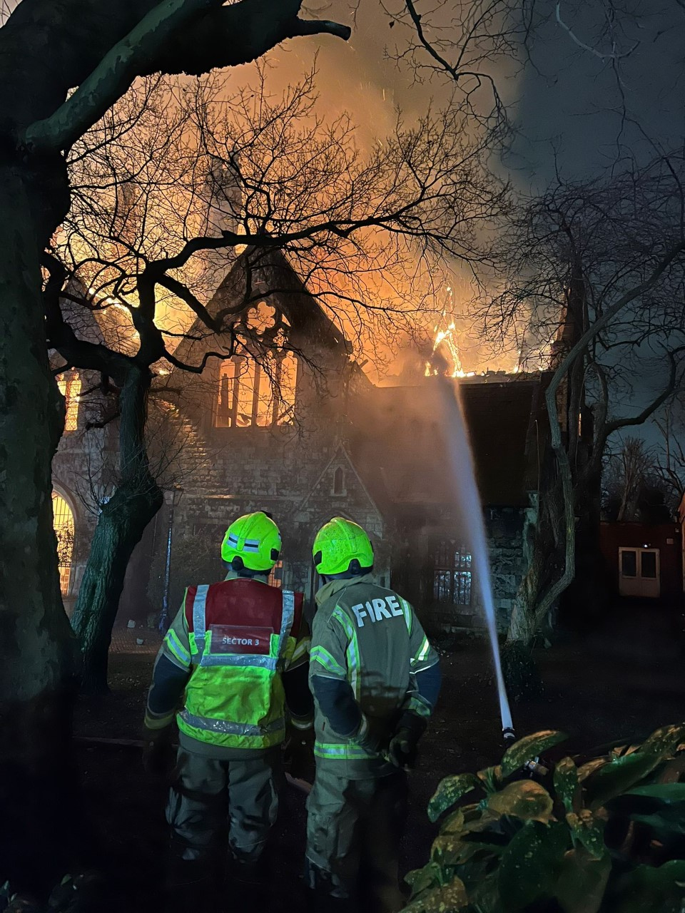 St John's Wood church fire