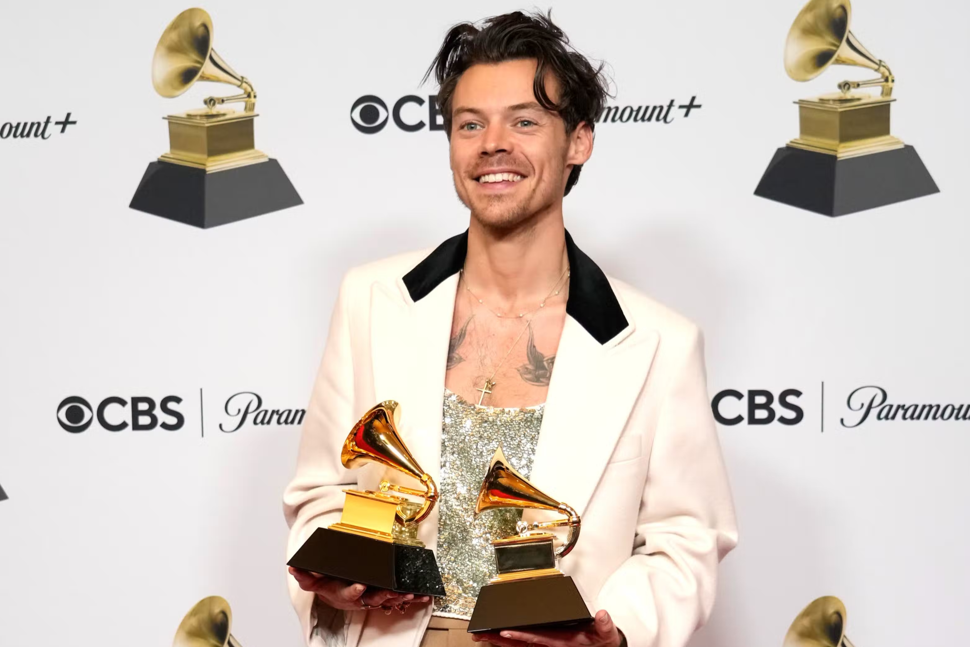 Harry Styles’ backup dancer says set malfunction forced them to ‘reverse’ Grammys performance on the spot
