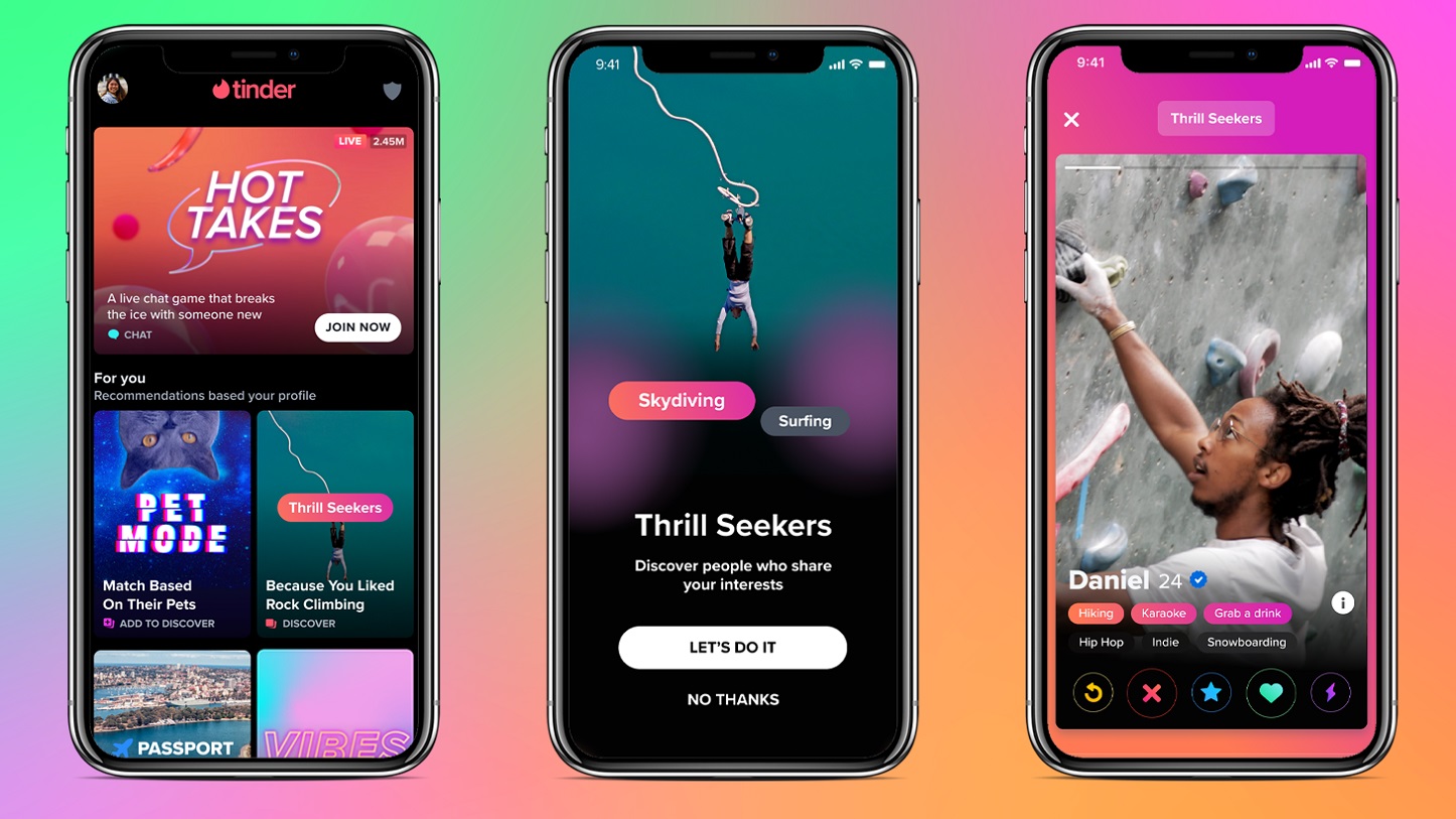 Tinder is adding new safety features.