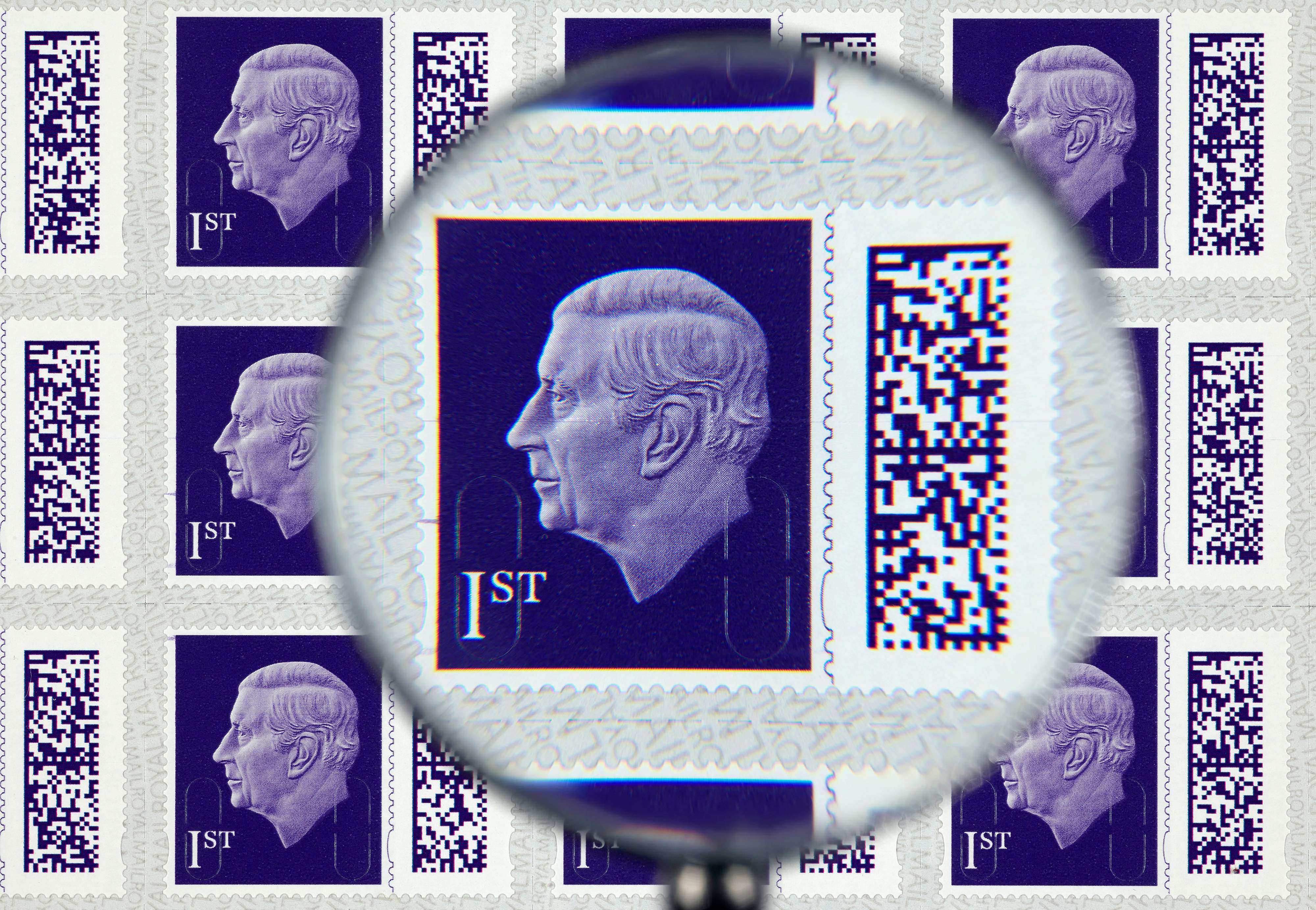 BRITAIN-ROYALS-KING-STAMP