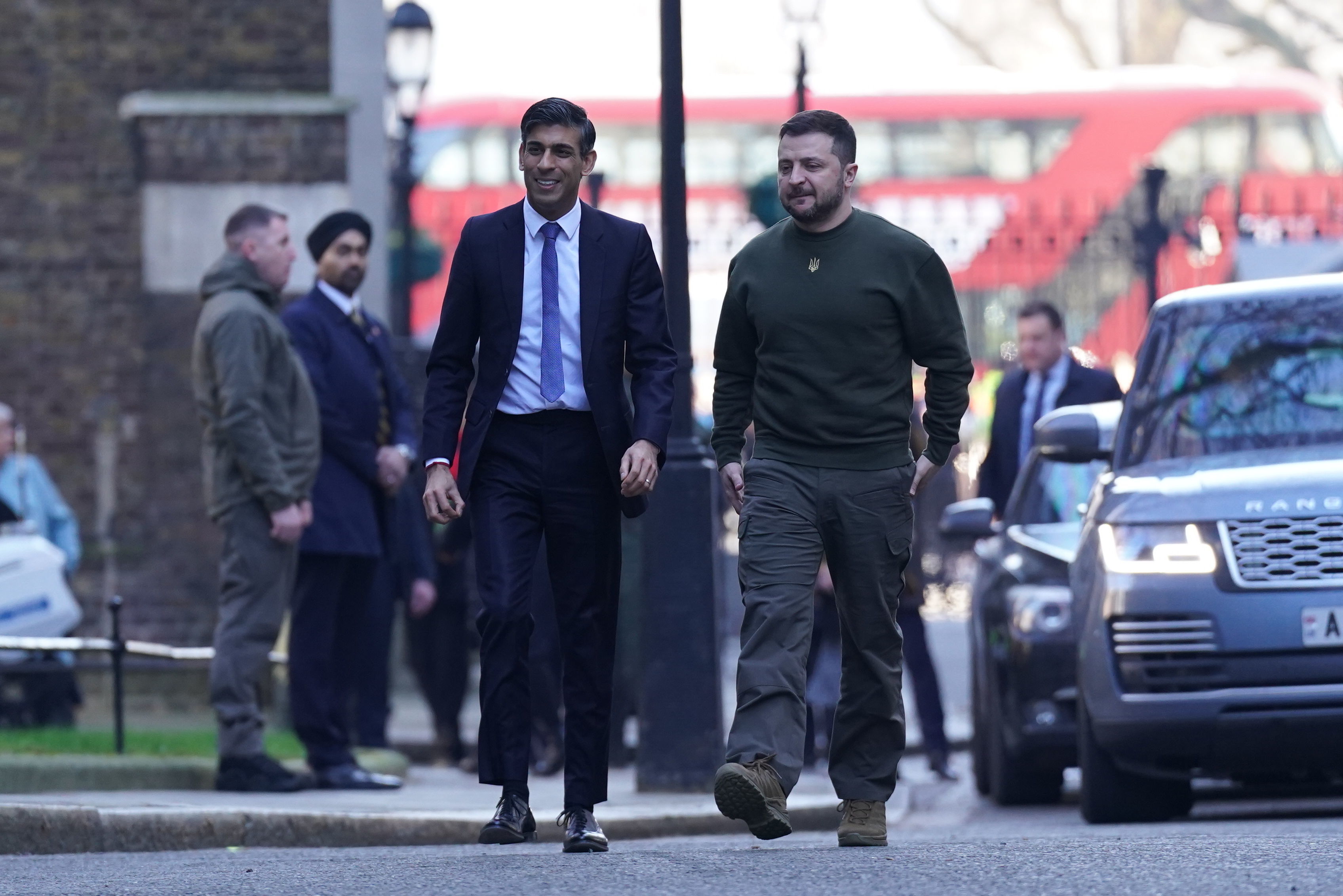 Ukrainian President Volodymyr Zelensky visit to UK