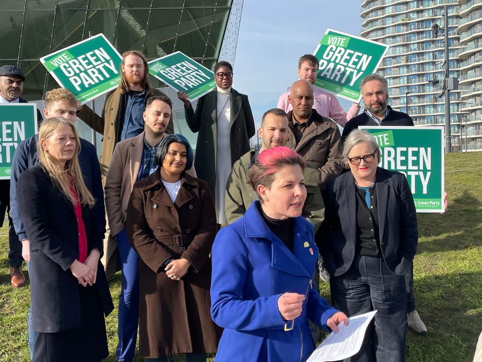 Zoë Garbett was revealed as the Green Party candidate for the London 2024 mayoral election on Friday morning