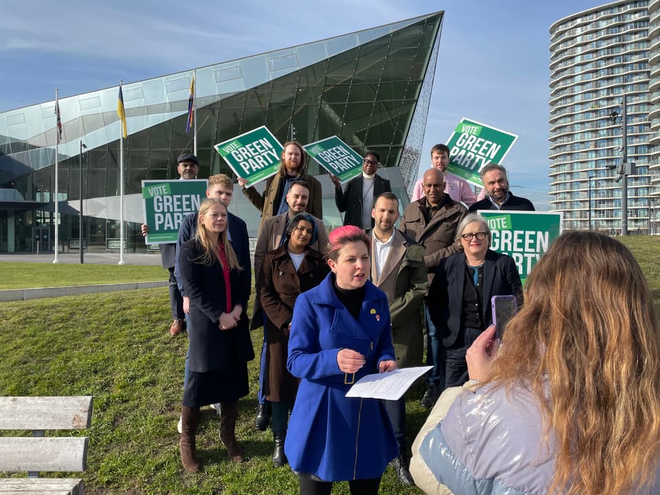Zoë Garbett was revealed as the Green Party candidate for the London 2024 mayoral election on Friday morning