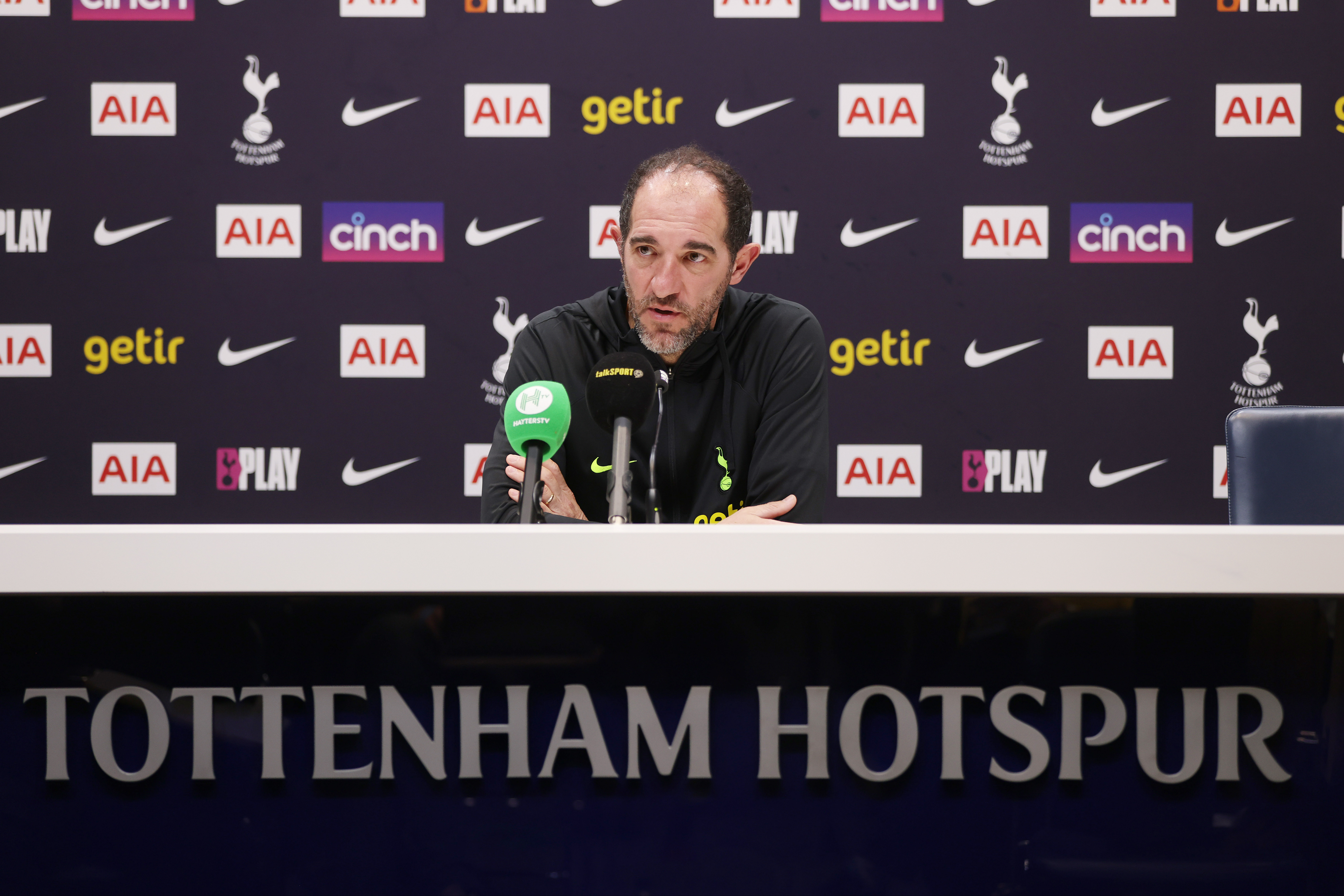 Cristian Stellini ready to step in to the breach at Tottenham as Antonio Conte watches on